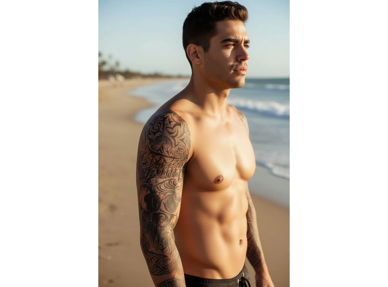 Geçici Yazı Detaylı Dövme Tattoo