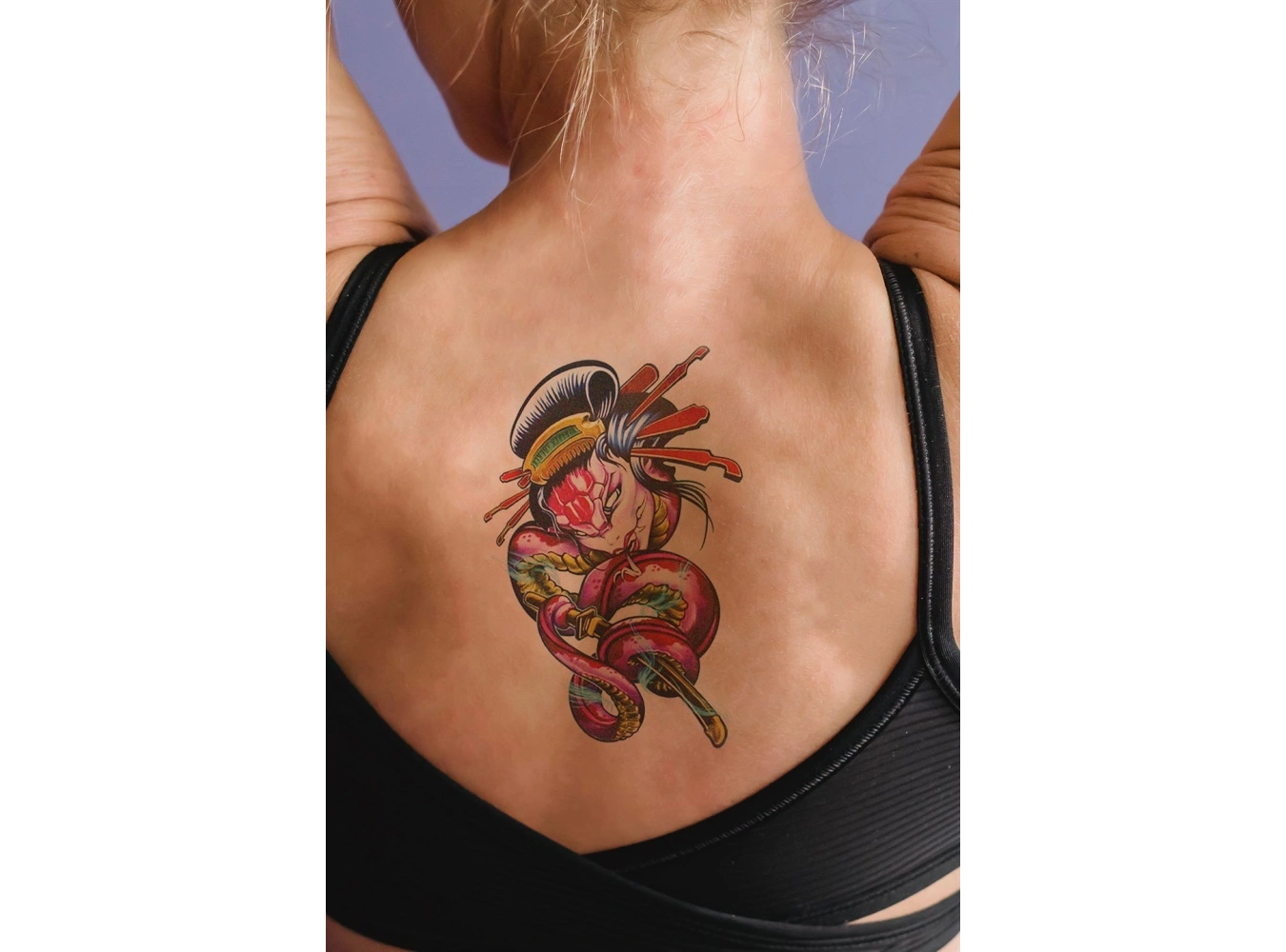 Geçici Yılan Dövme Tattoo