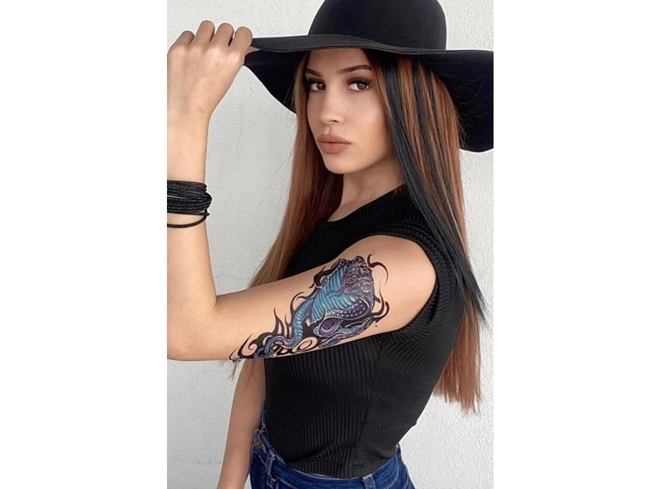 Geçici Yılan Dövme Tattoo