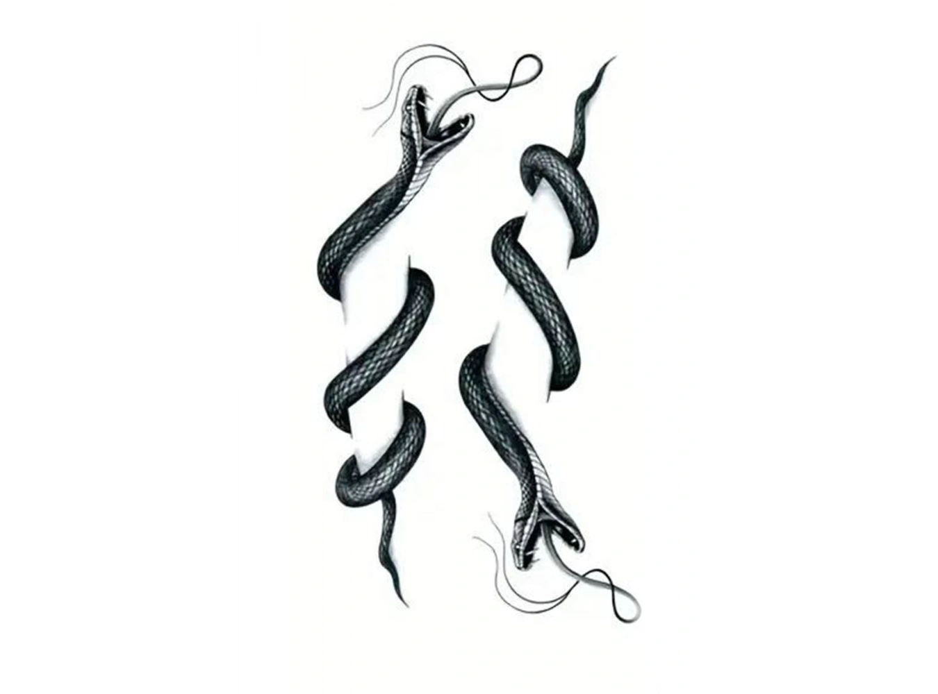 Geçici Yılan Figürlü Mini Dövme Tattoo