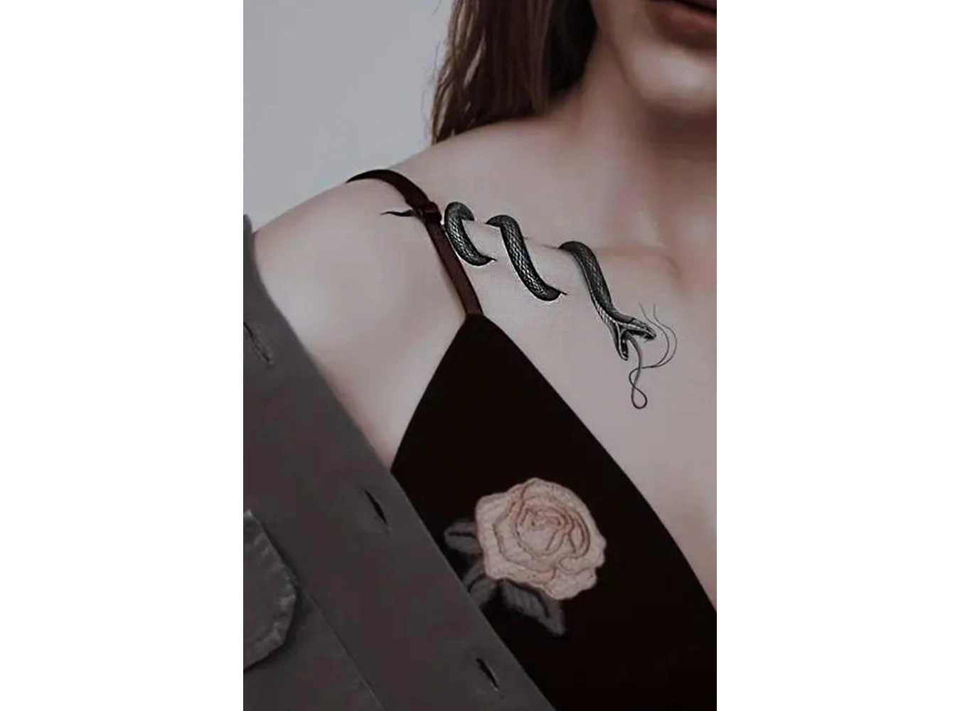 Geçici Yılan Figürlü Mini Dövme Tattoo