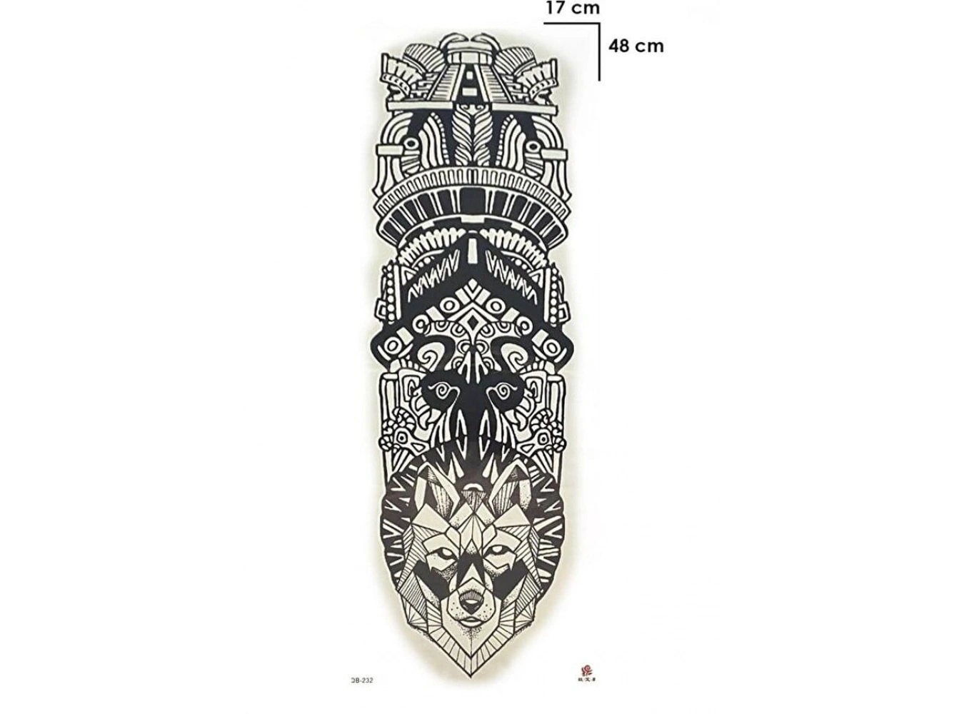 Geometrik Kol Geçici Dövme Tattoo