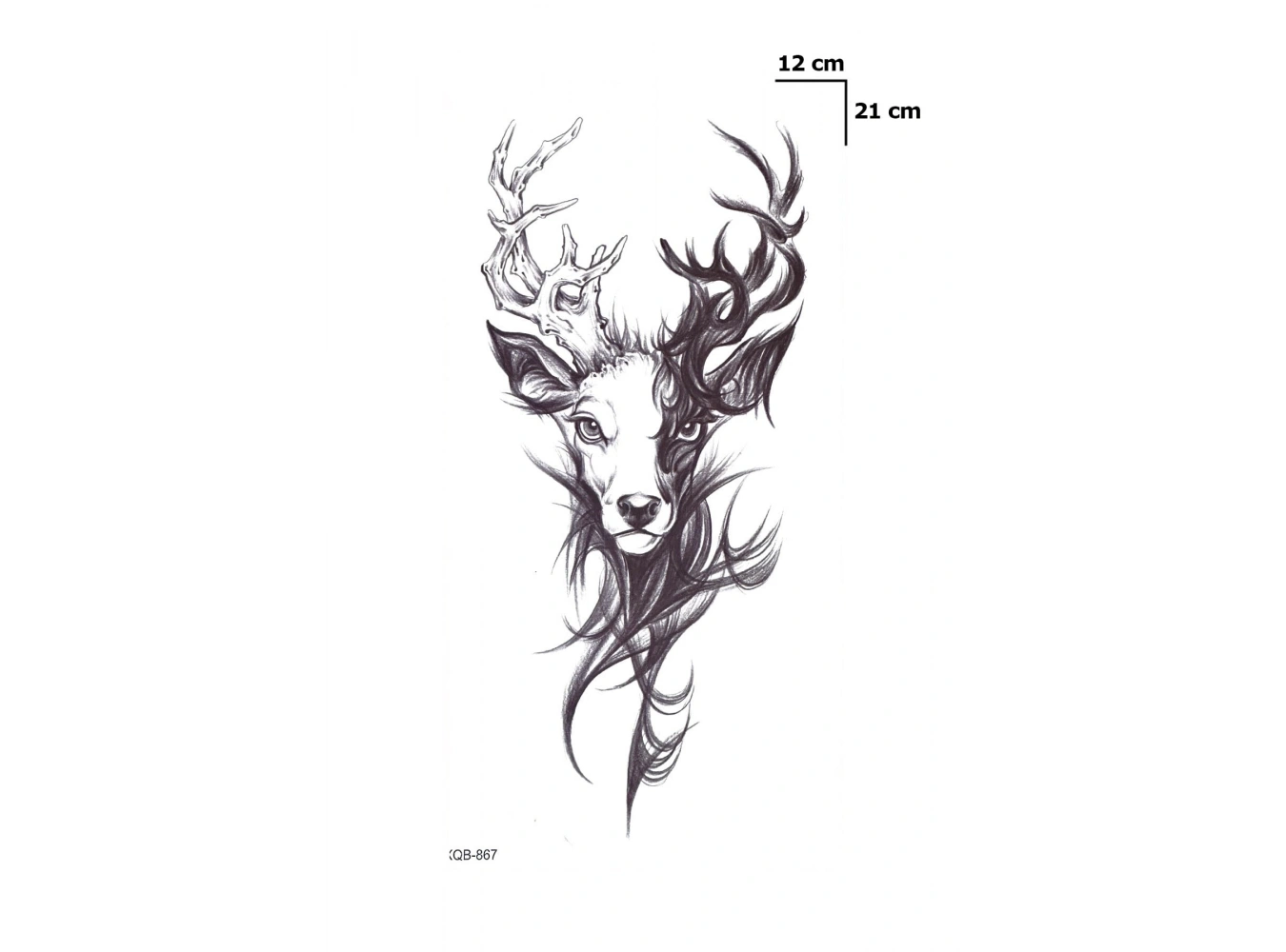 Geyik Dövme Geçici Tattoo
