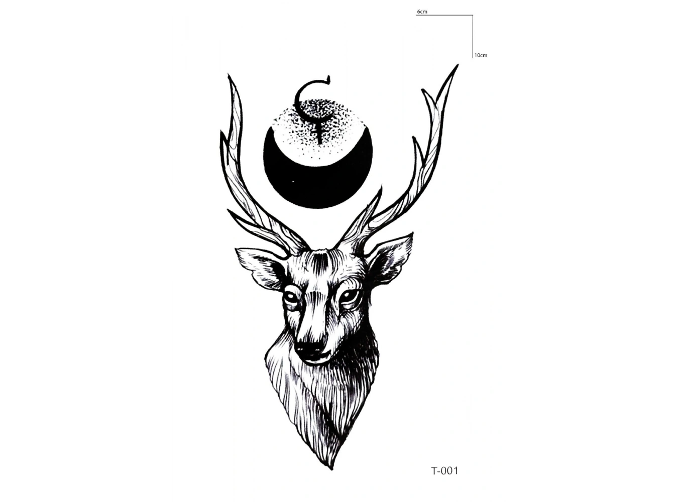 Geyik Geçici Dövme Tattoo