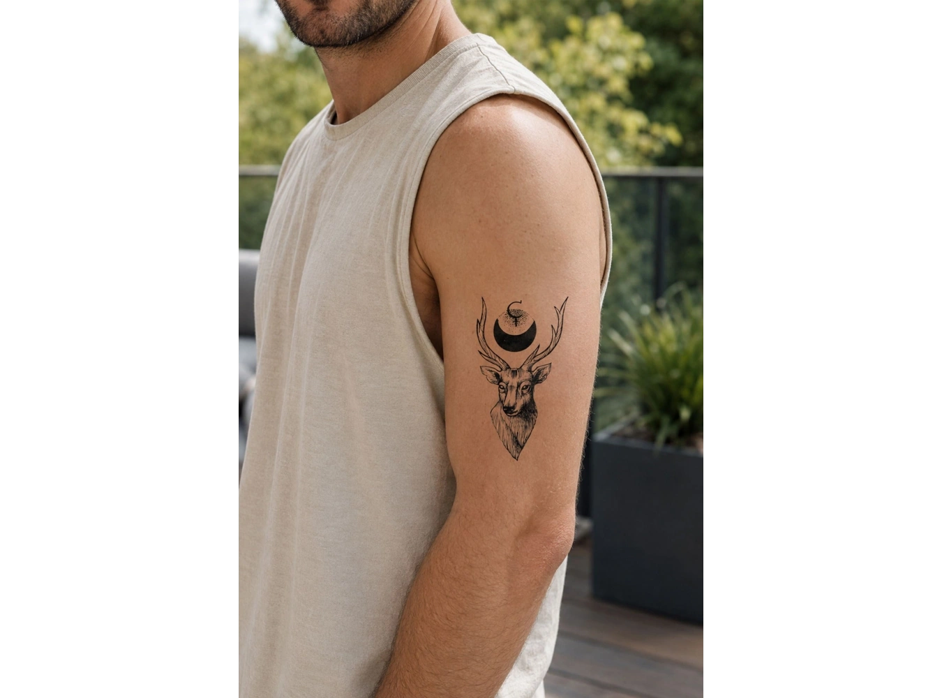 Geyik Geçici Dövme Tattoo