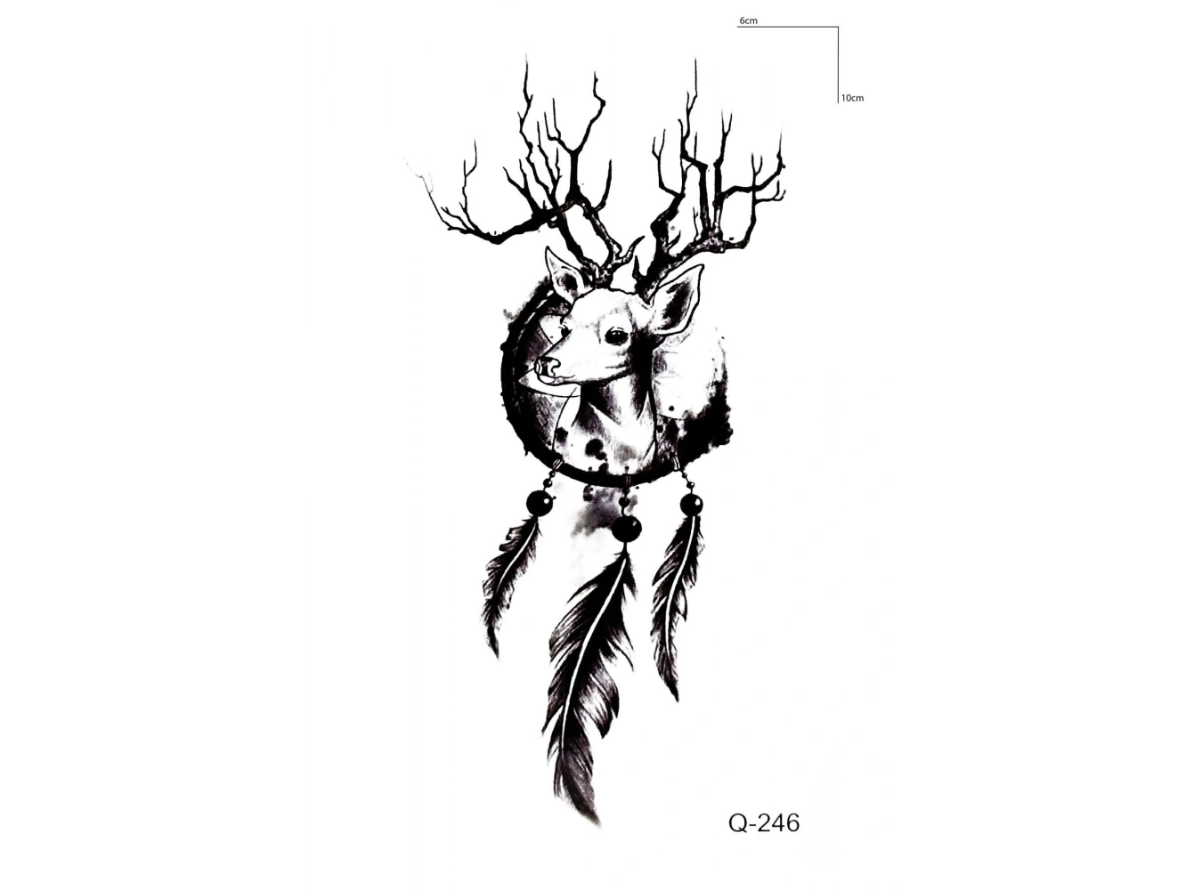 Geyik Mini Geçici Dövme Tattoo