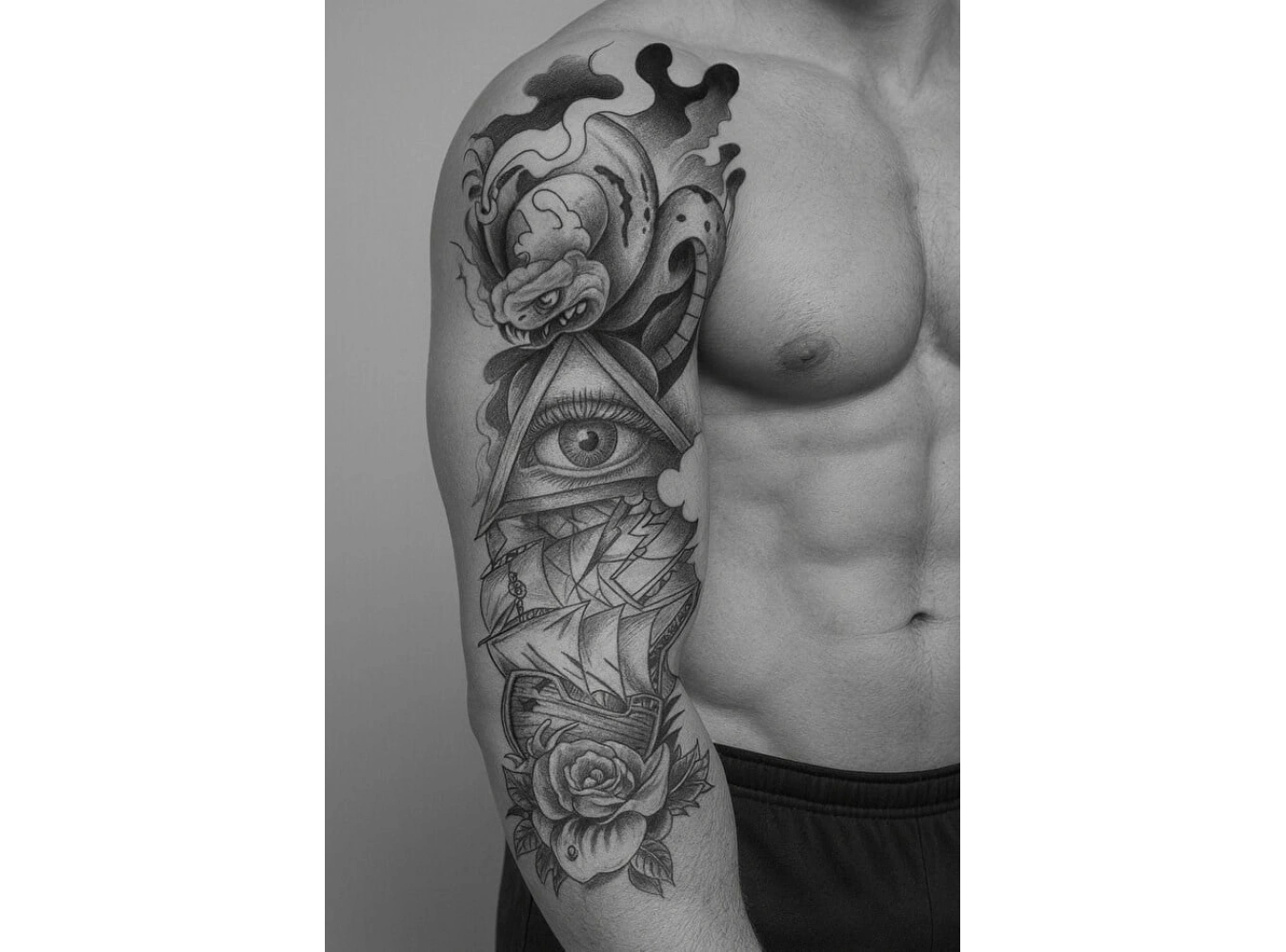 Göz Kol Dövme Geçici Tattoo