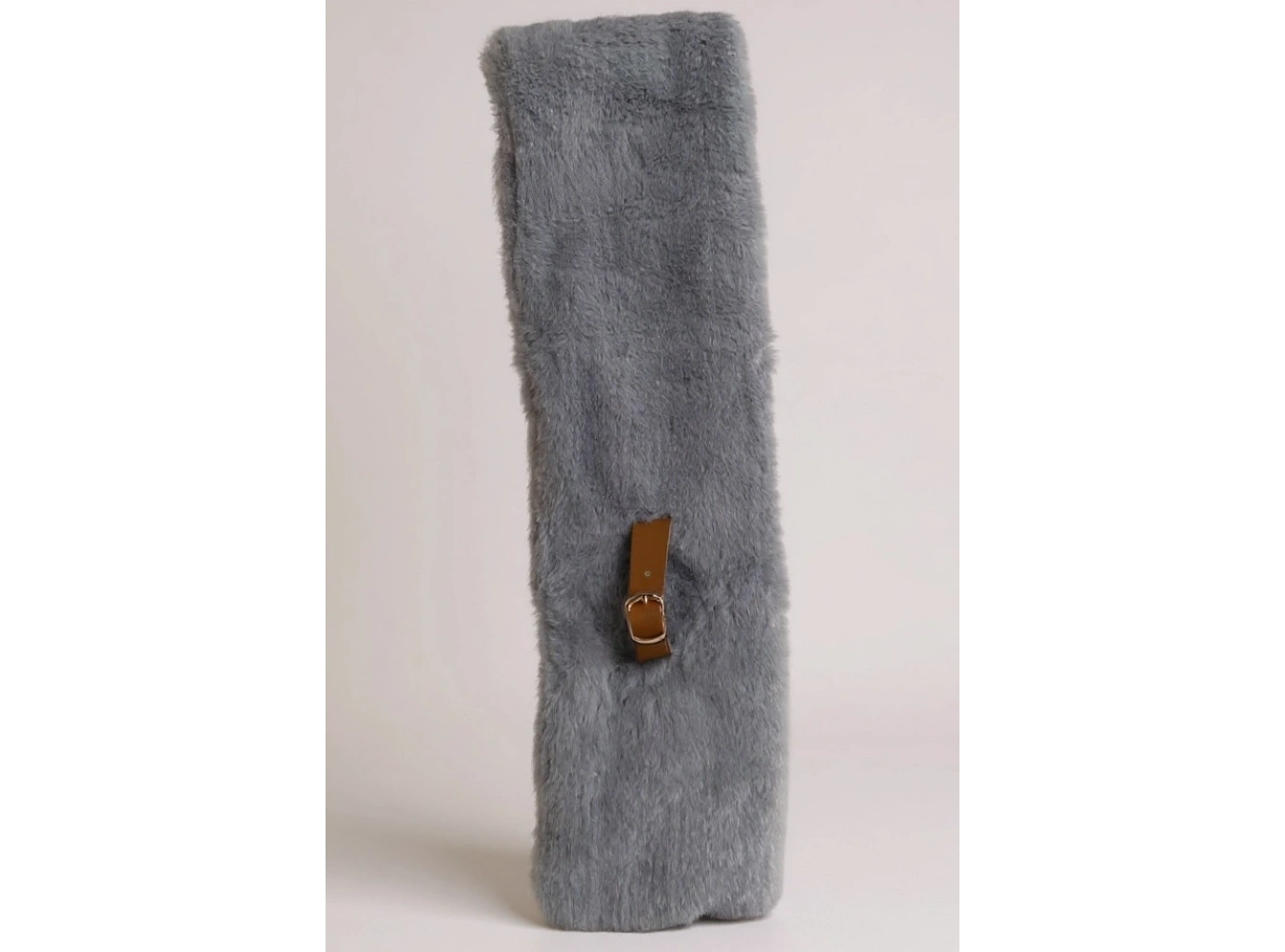 Gri Renk Çocuk Peluş Atkı