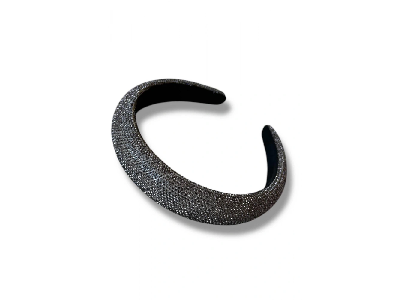 Gri Renk Kristal Taş Detaylı Taç