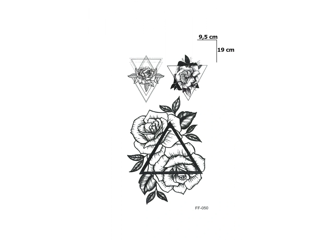 Gül Dövme Geçici Tattoo