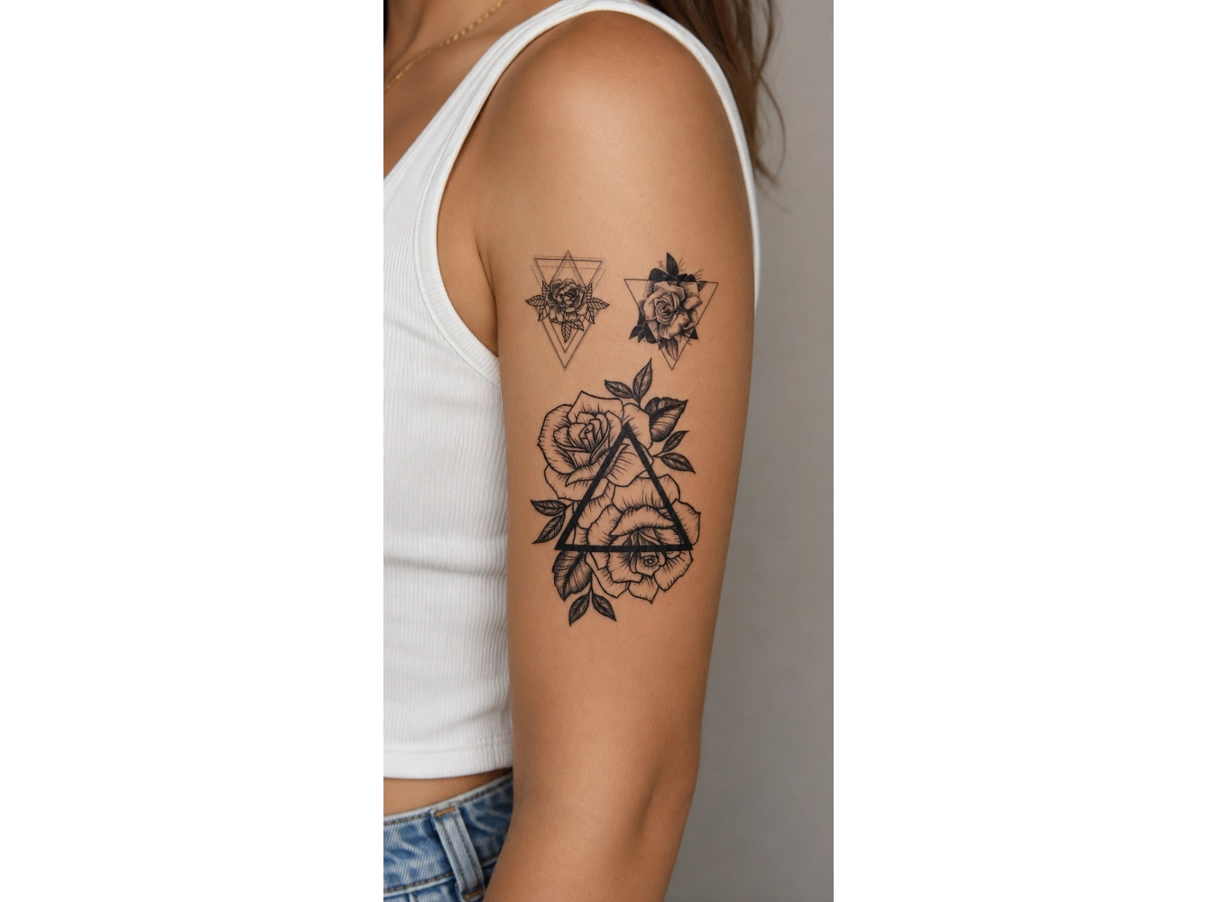 Gül Dövme Geçici Tattoo