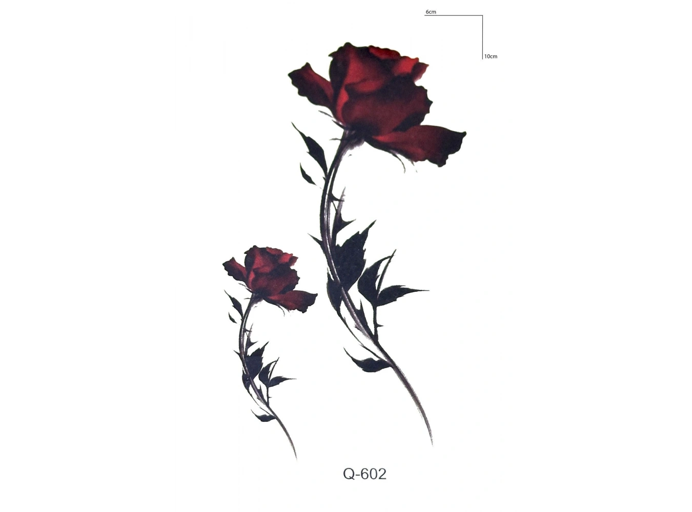 Gül Geçici Dövme Tattoo