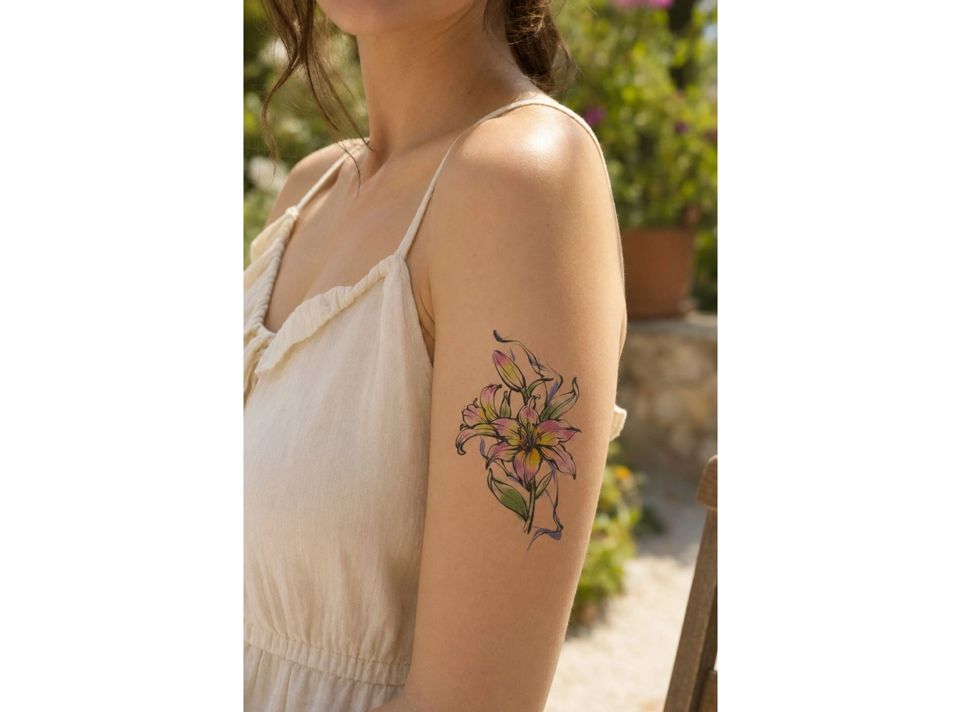 Gül Geçici Dövme Tattoo