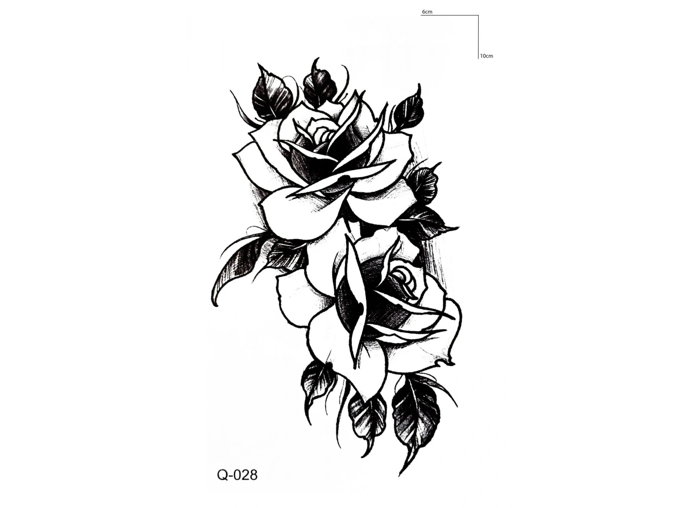 Gül Mini Geçici Dövme Tattoo