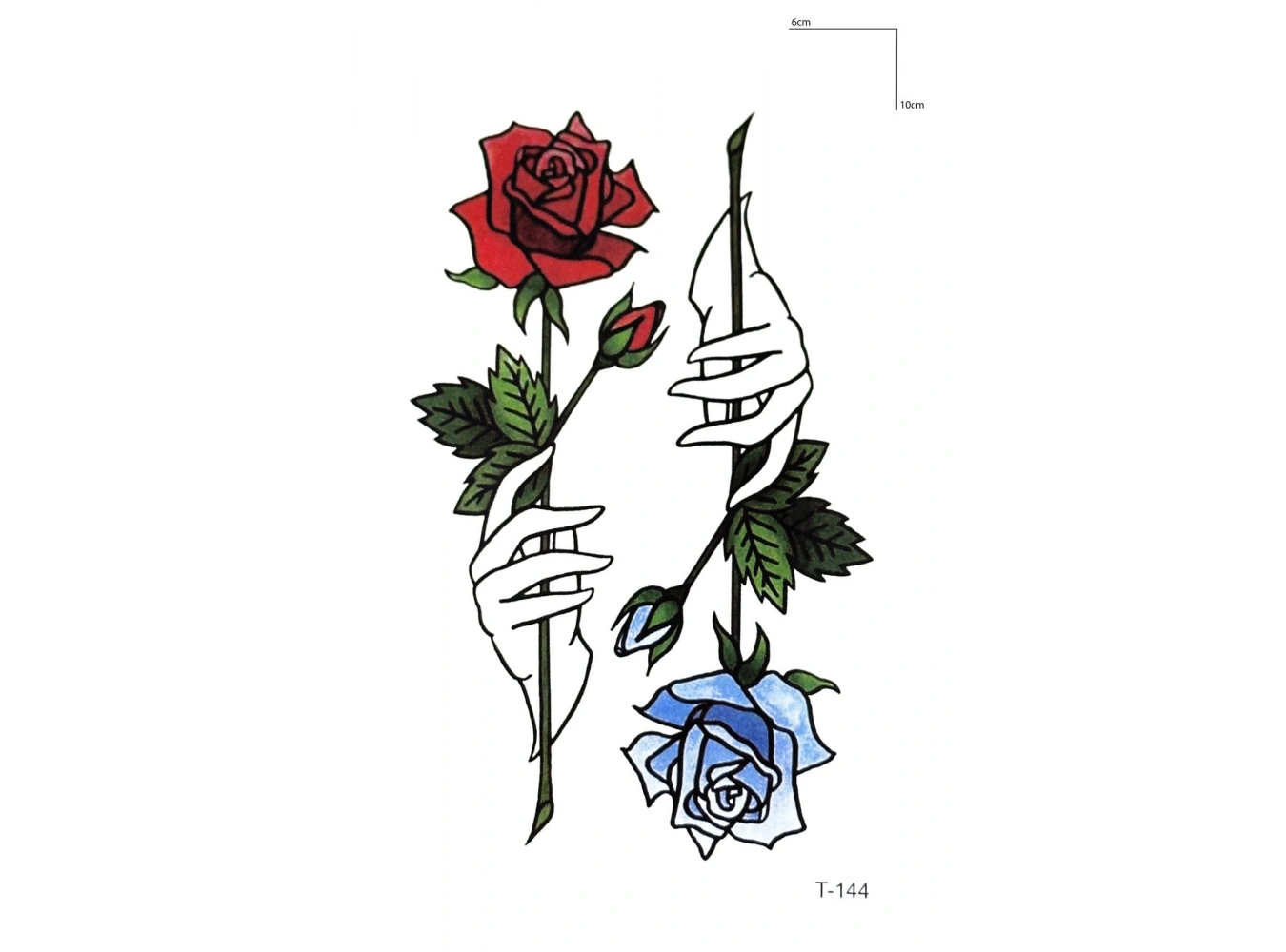 Gül Mini Geçici Dövme Tattoo