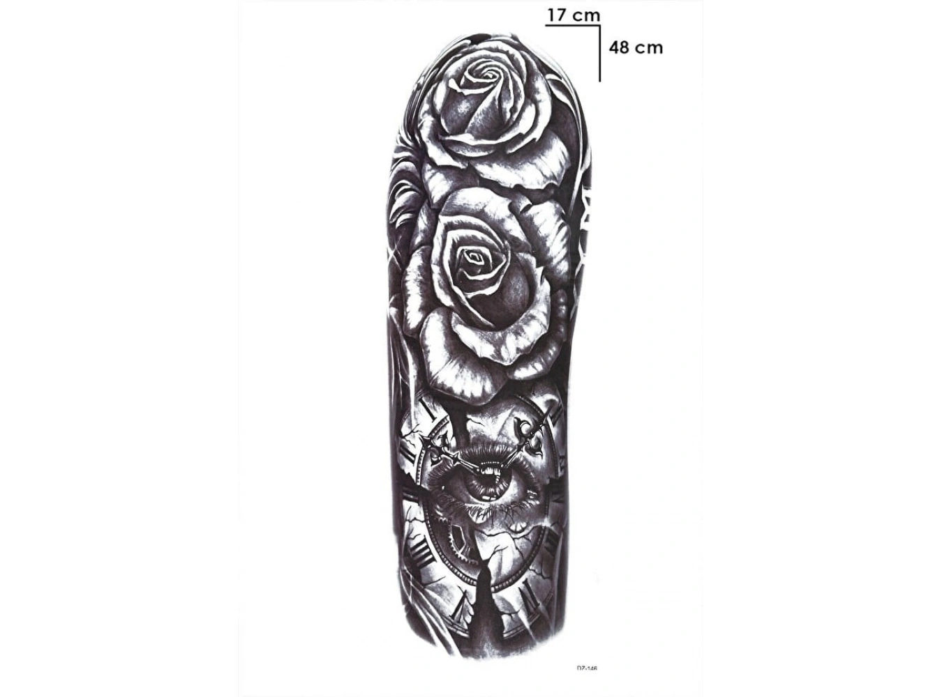 Gül Ve Göz Dövme Geçici Tattoo