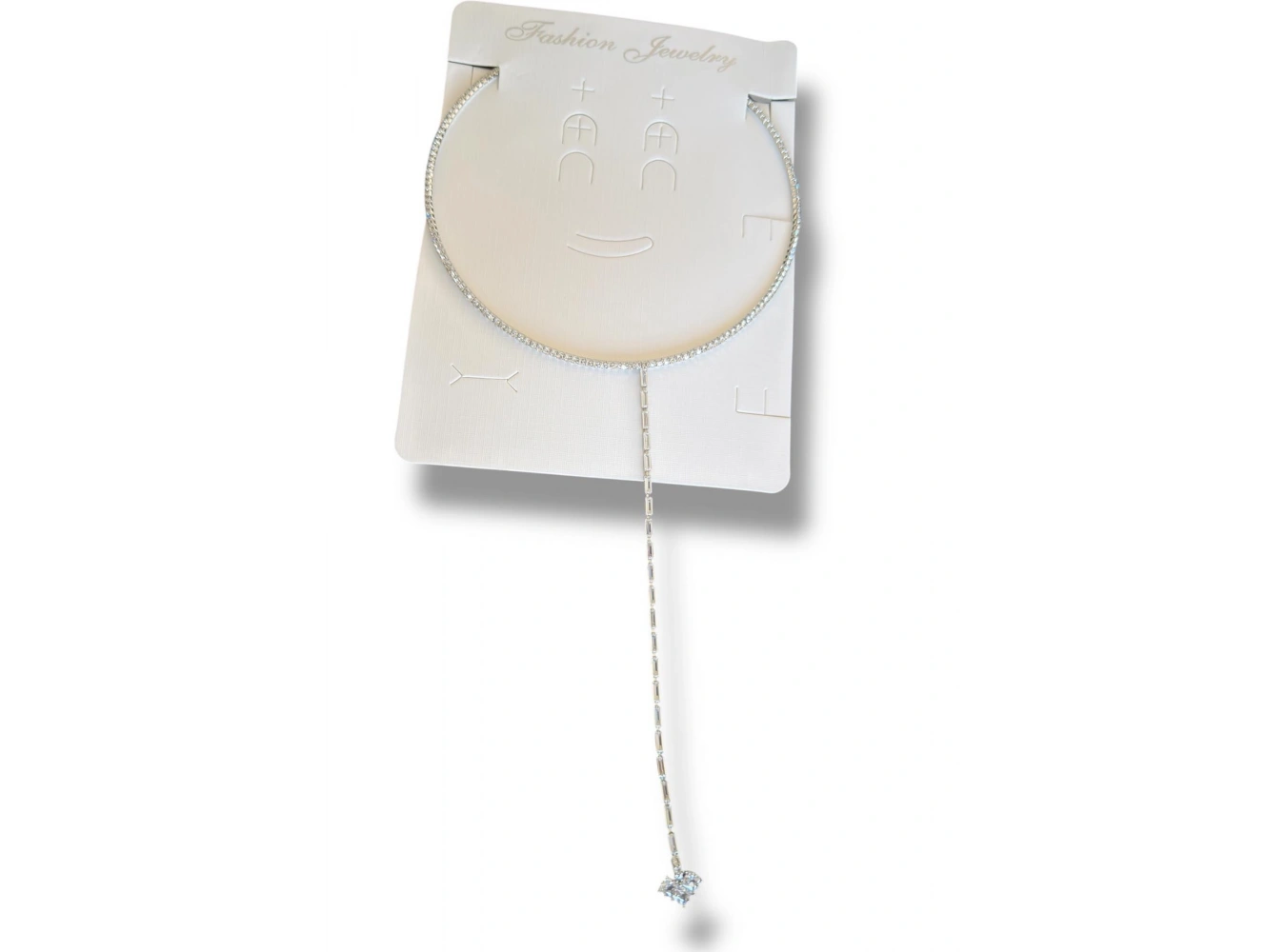 Gümüş Renk 14K Altın Kaplama Vip Choker Kolye