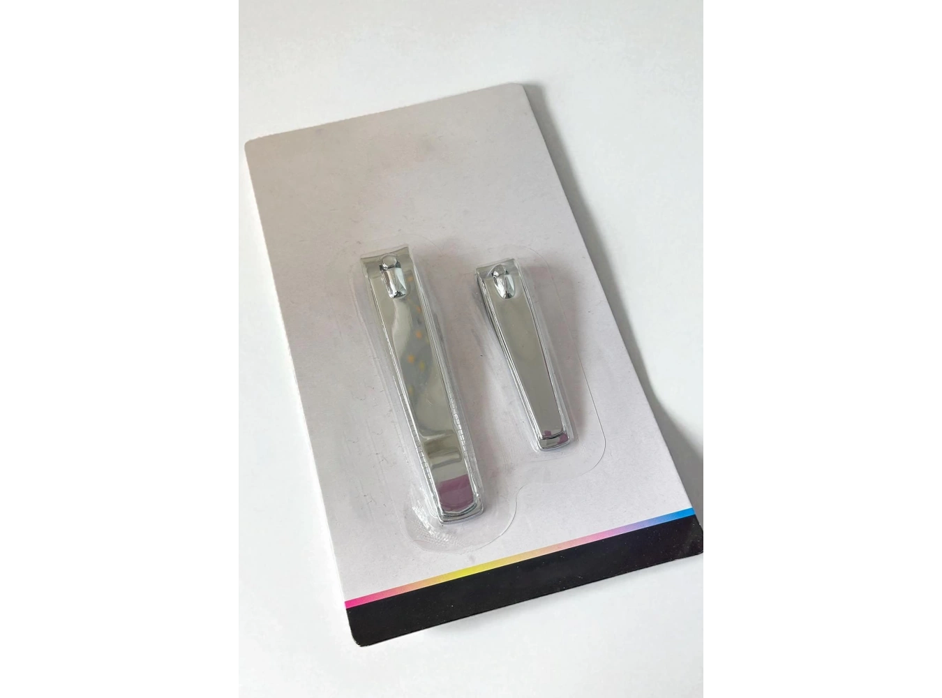 Gümüş Renk 2li Orta Boy Ve Büyük Boy Tırnak Makası Set