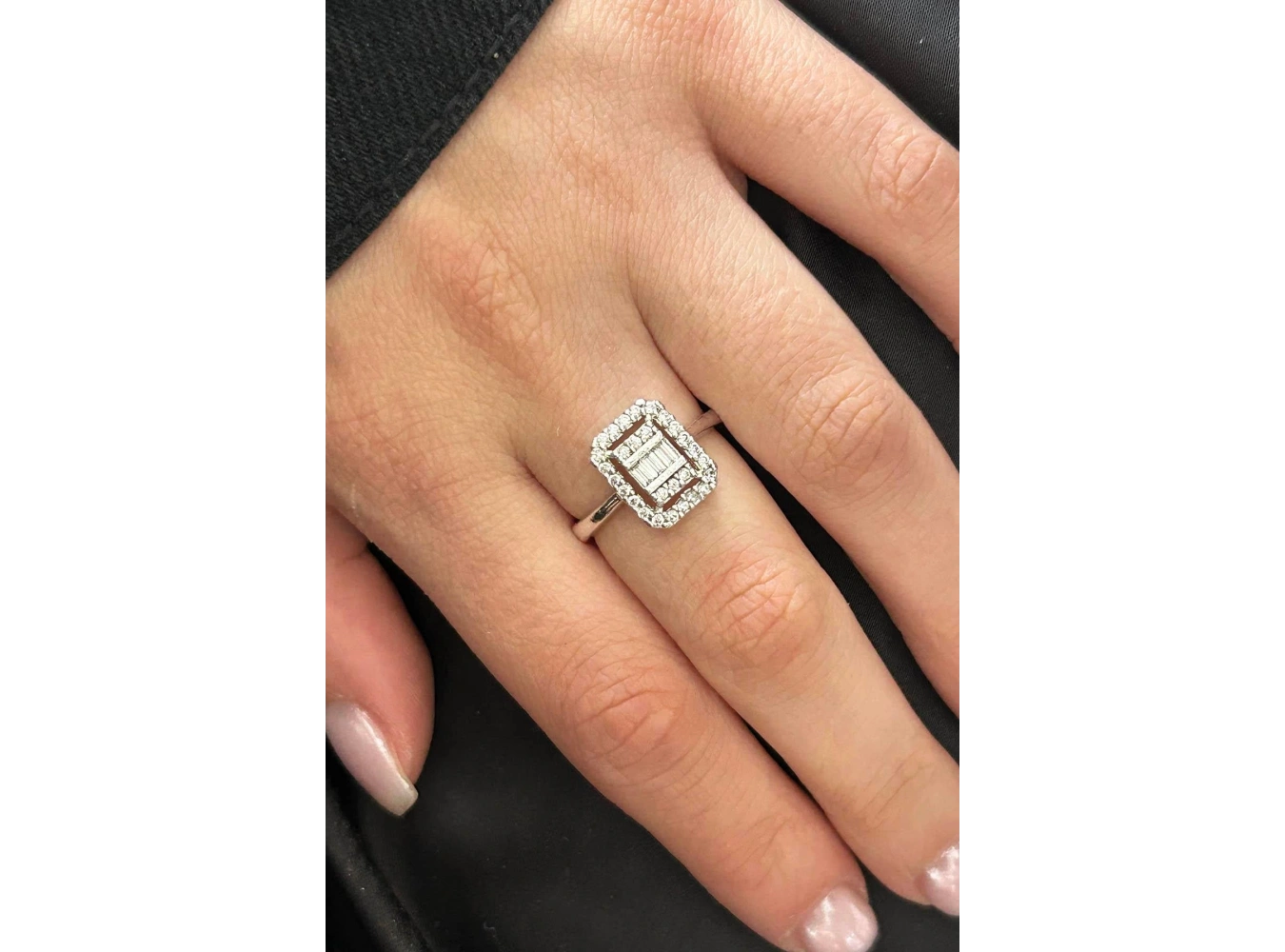 Gümüş Renk Ayarlanabilir Baget Yüzük