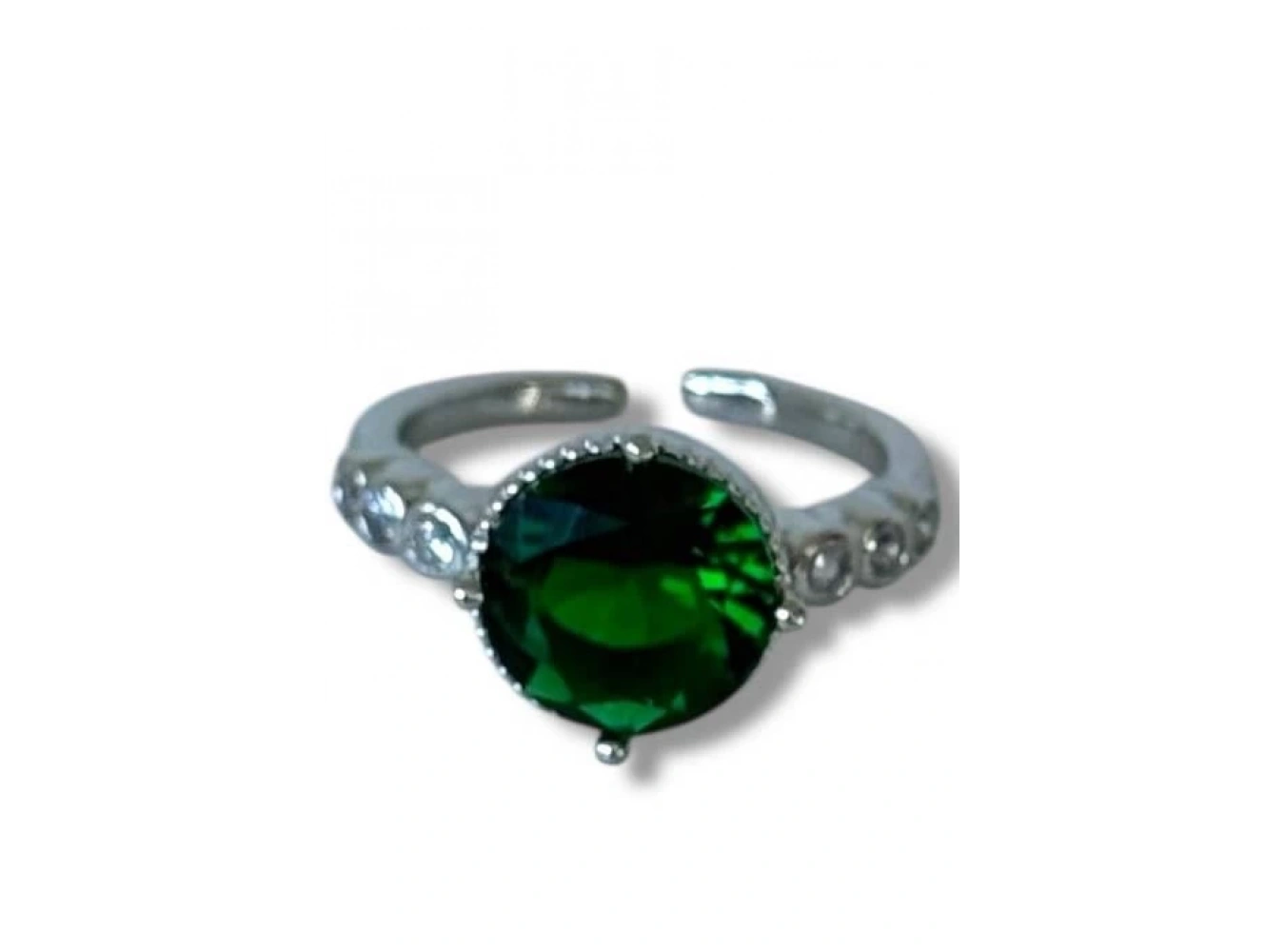 Gümüş Renk  Ayarlanabilir Çelik Yüzük