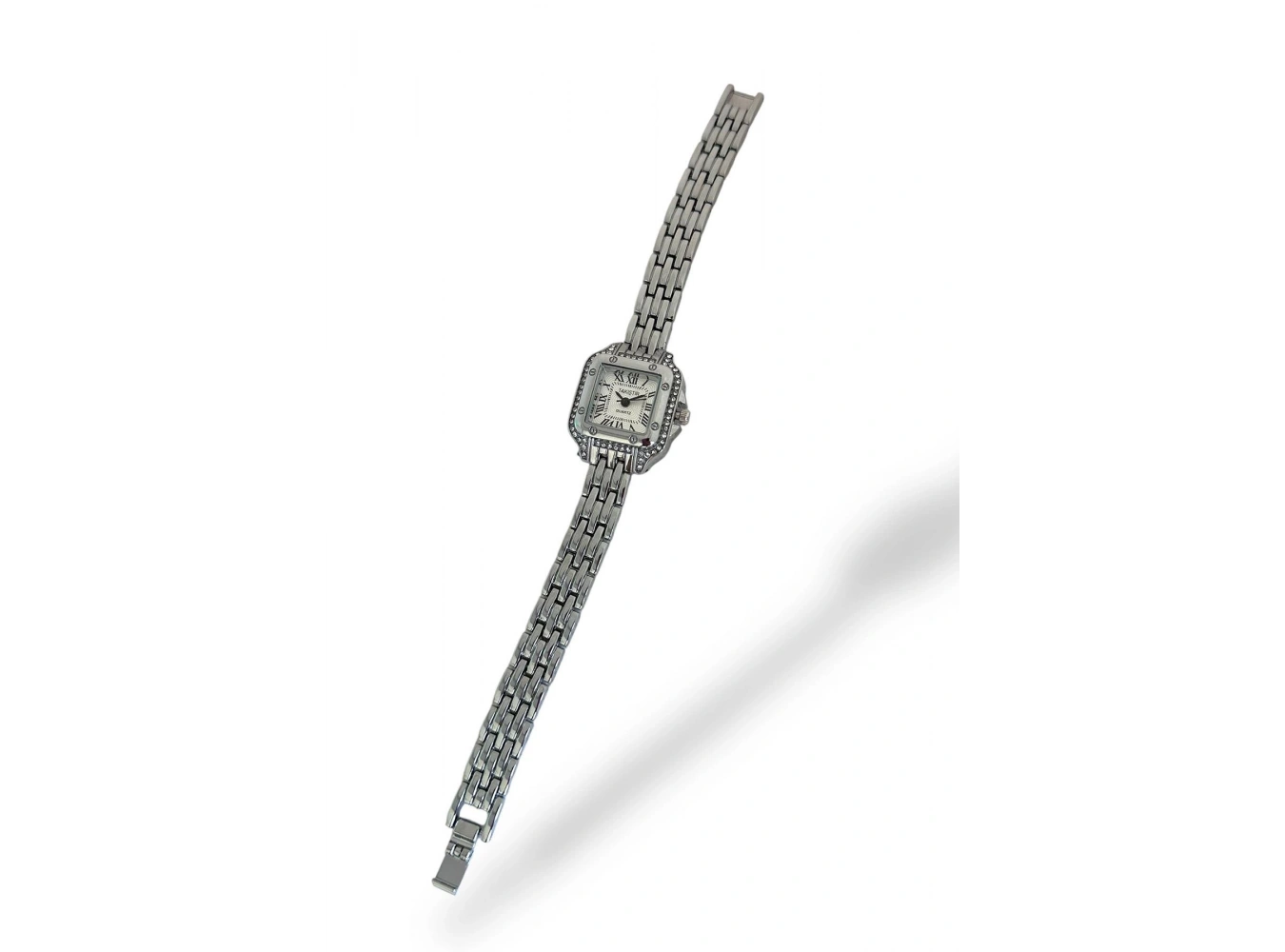 Gümüş Renk Çelik Kordonlu Kadın Saat