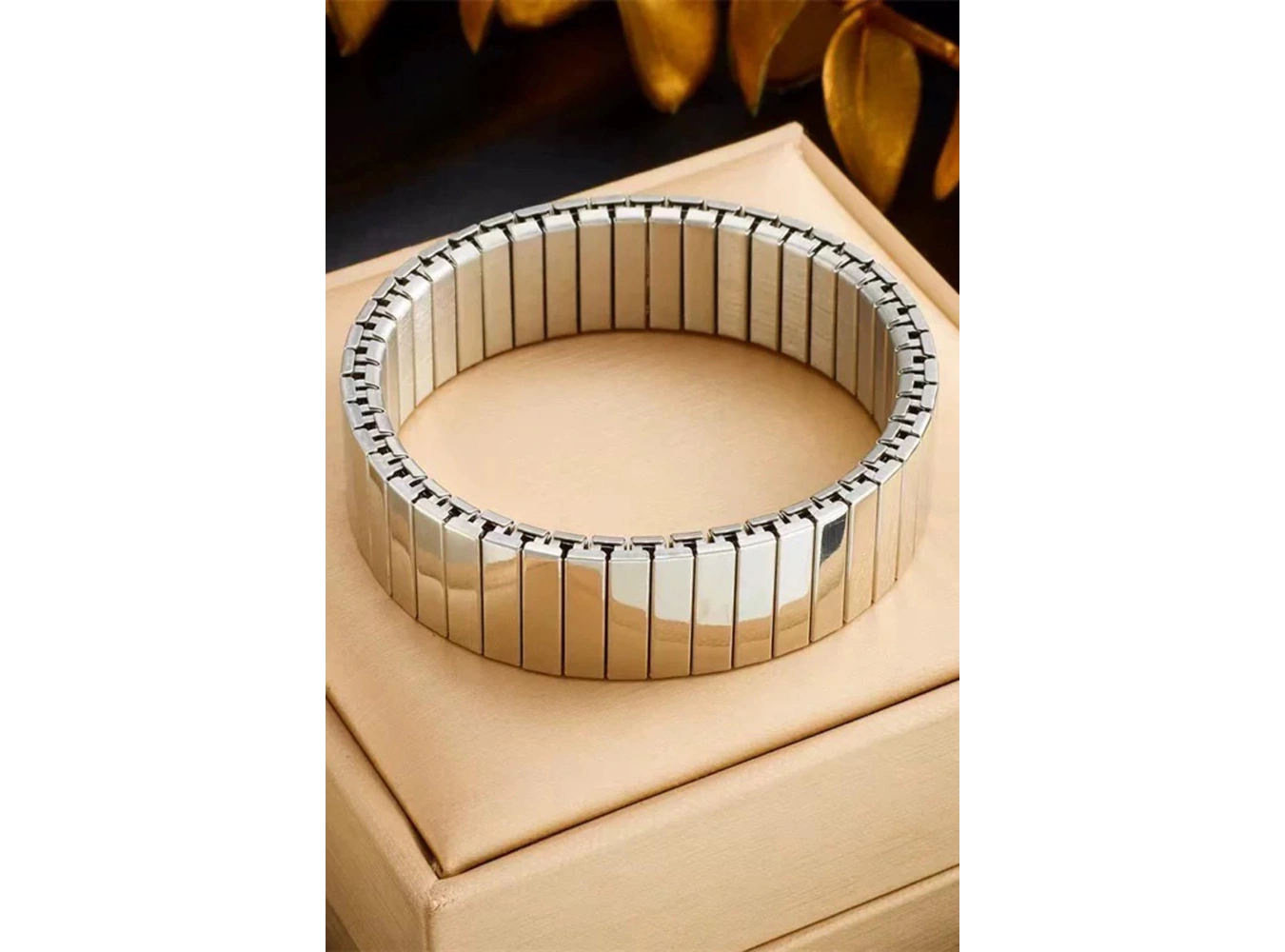 Gümüş Renk Çelik Nomination Bileklik