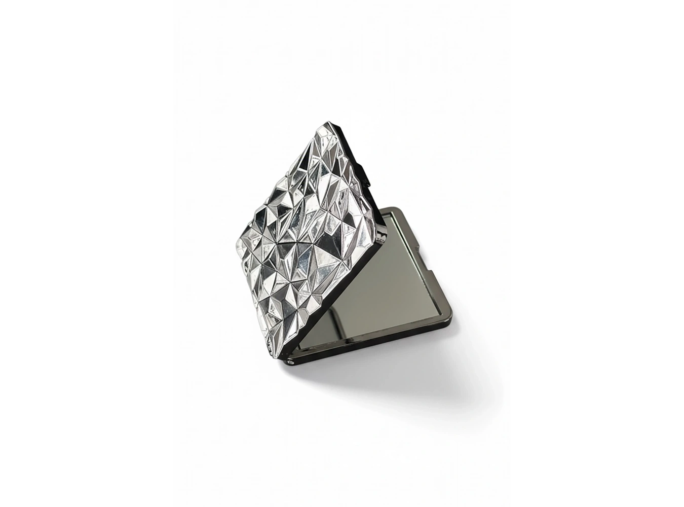 Gümüş Renk Cep Aynası