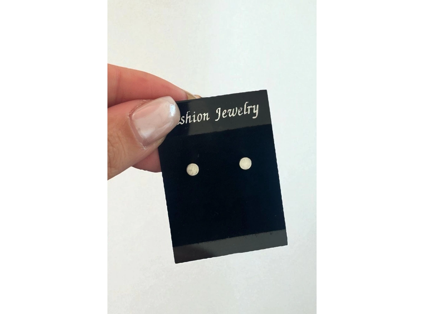 Gümüş Renk Delik Gerektirmeyen Cerrahi Mıknatıslı Çelik Piercing