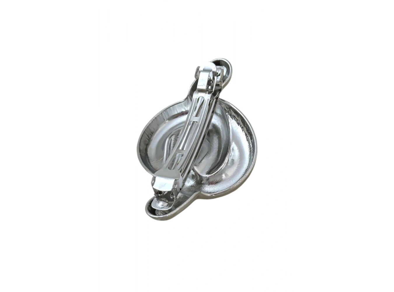 Gümüş Renk Düğüm Figürlü Otomat Toka