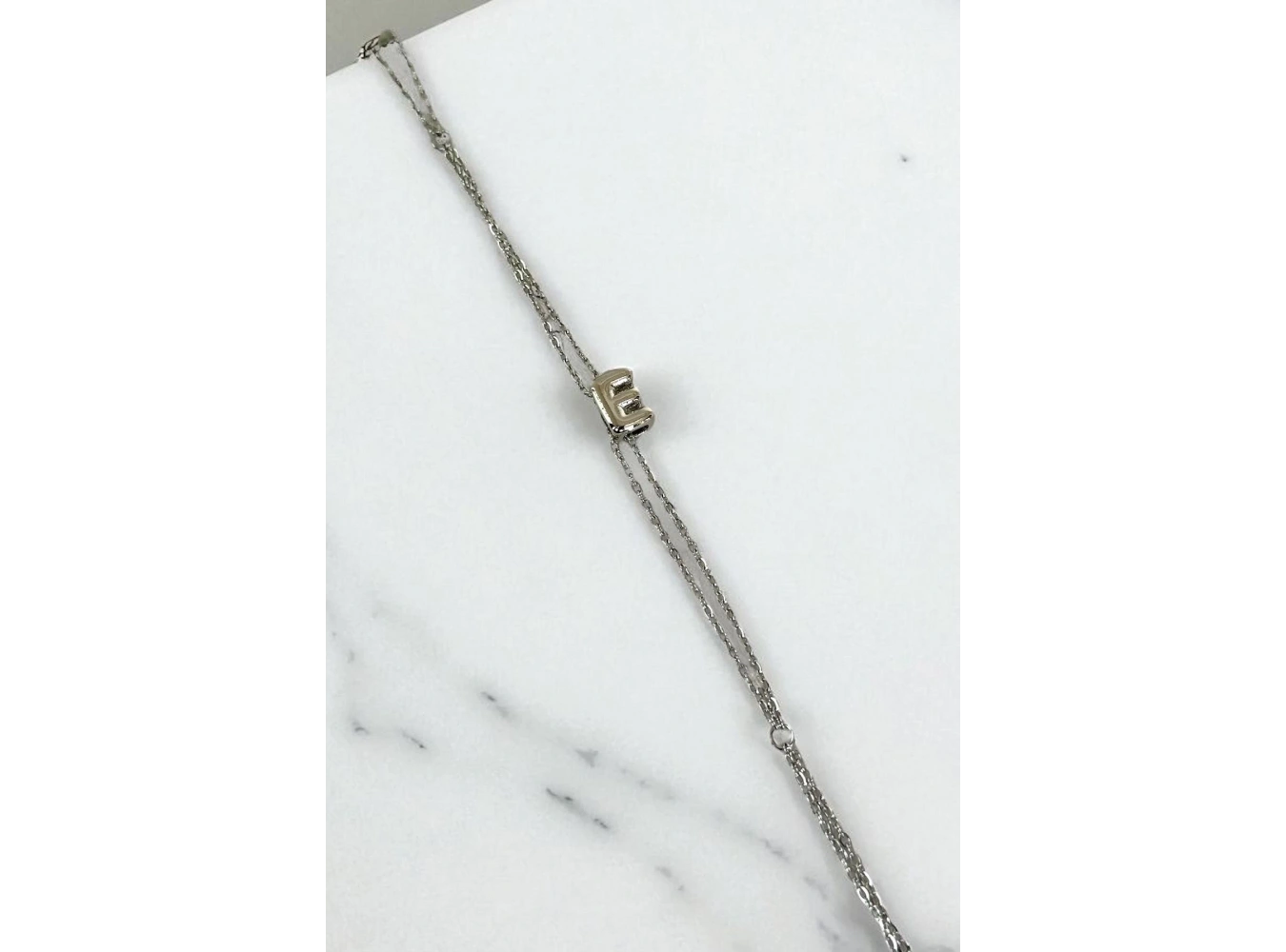 Gümüş Renk E Harf Çelik Şahmeran