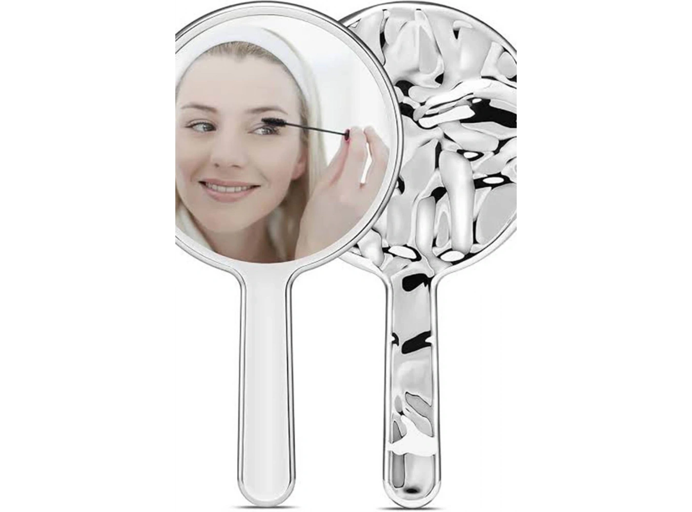 Gümüş Renk El Aynası