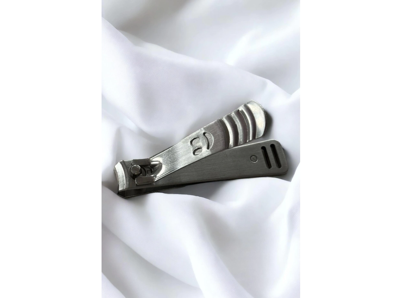 Gümüş Renk Emoji Detaylı Tırnak Makası