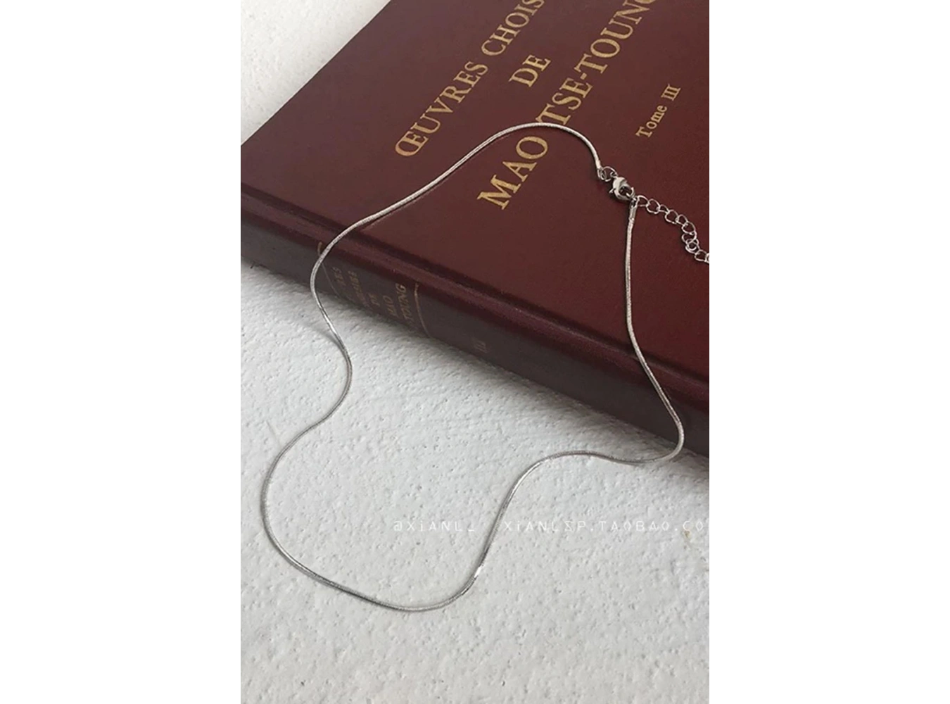 Gümüş Renk Erkek Zincir Çelik Kolye (50cm)