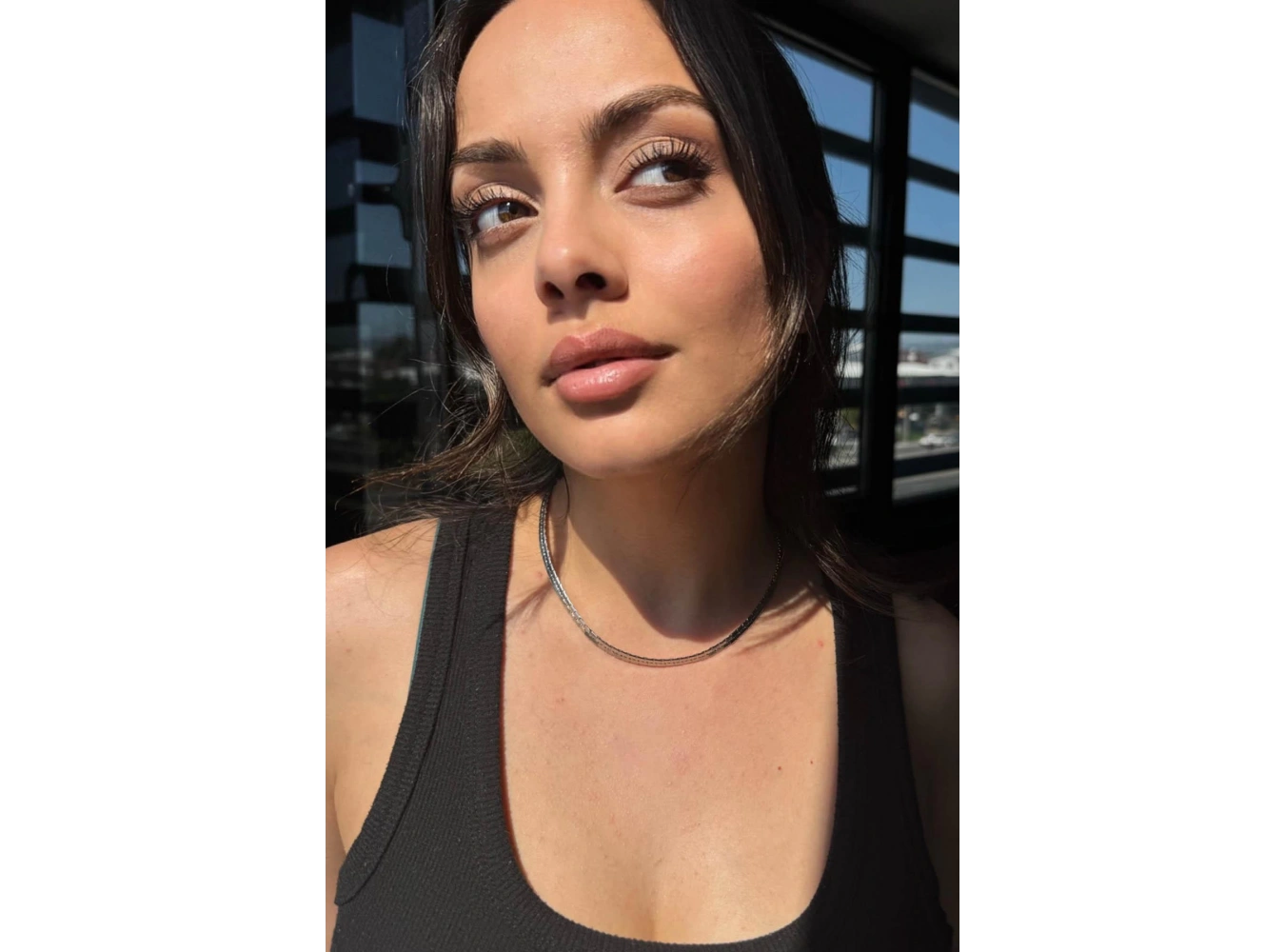 Gümüş Renk Hasır Model Çelik Kolye