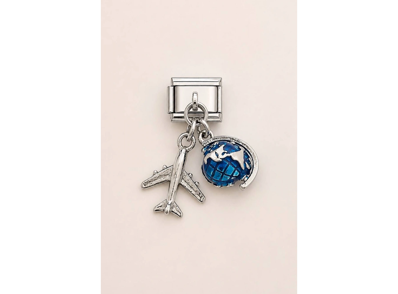 Gümüş Renk Karışık Figürlü Çelik Nomination Charm (Tek)