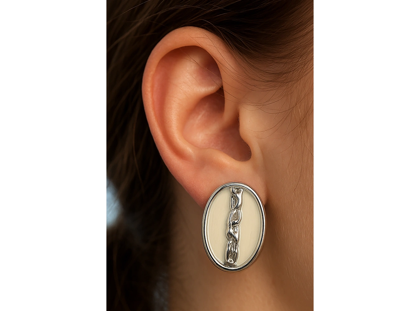 Gümüş Renk Küpe (Çift)