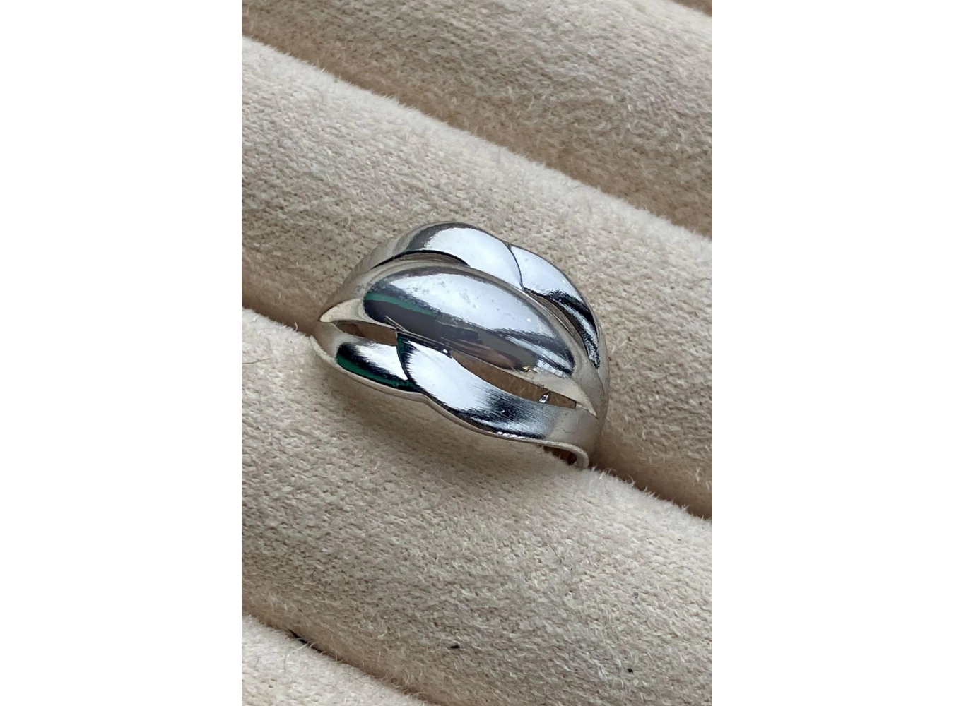 Gümüş Renk Metal Ayarlanabilir Yüzük