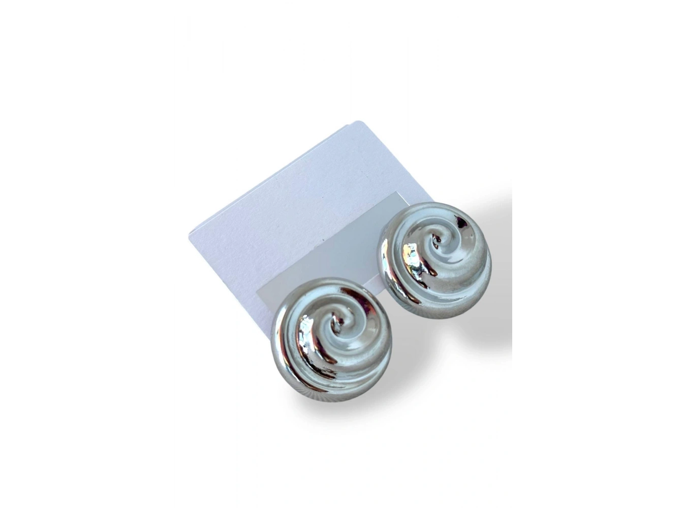 Gümüş Renk Metal Küpe (Çift)