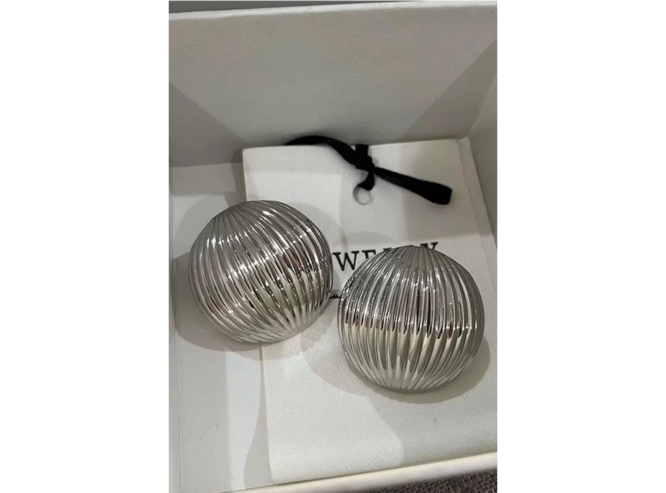 Gümüş Renk Metal Küpe (Çift)