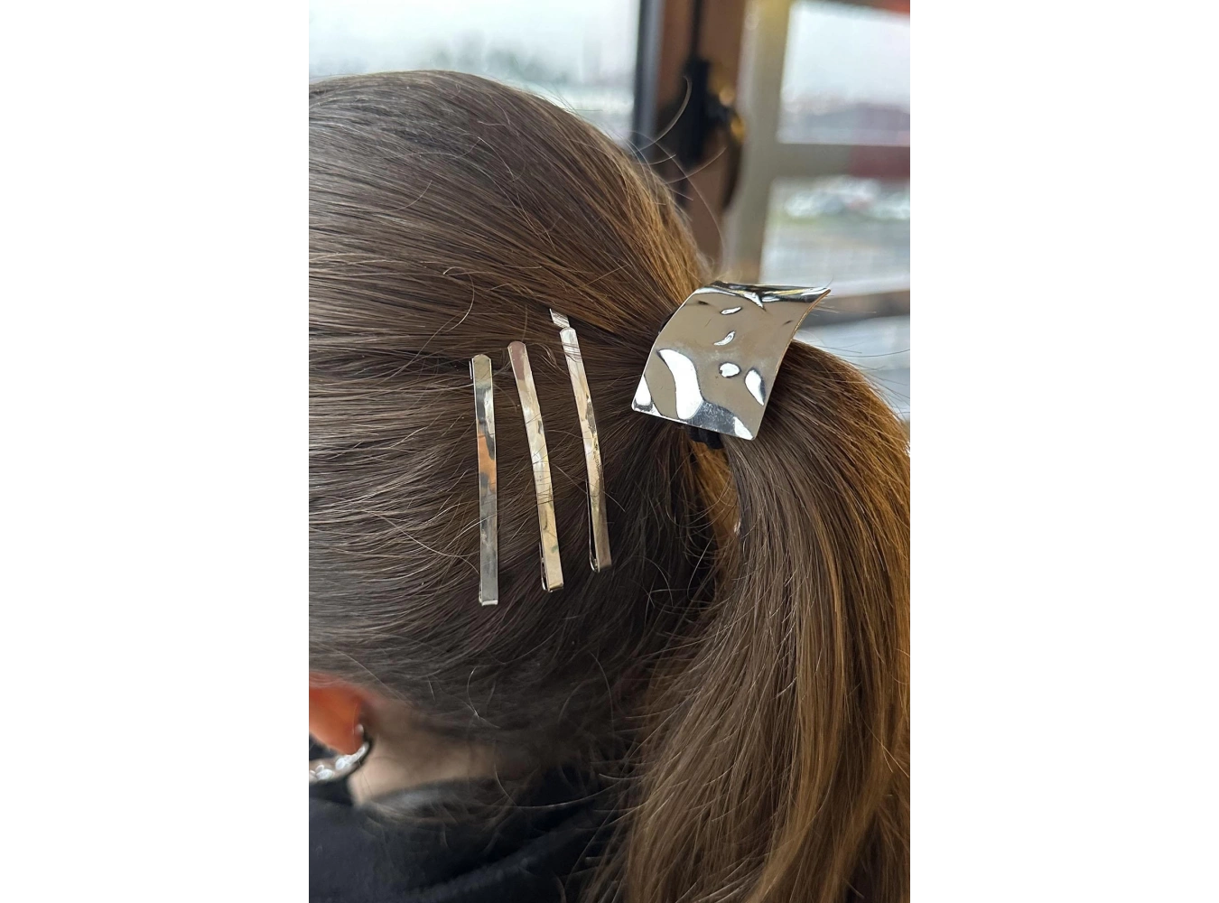 Gümüş Renk Metal Lastik Toka Ve Tel Toka Set