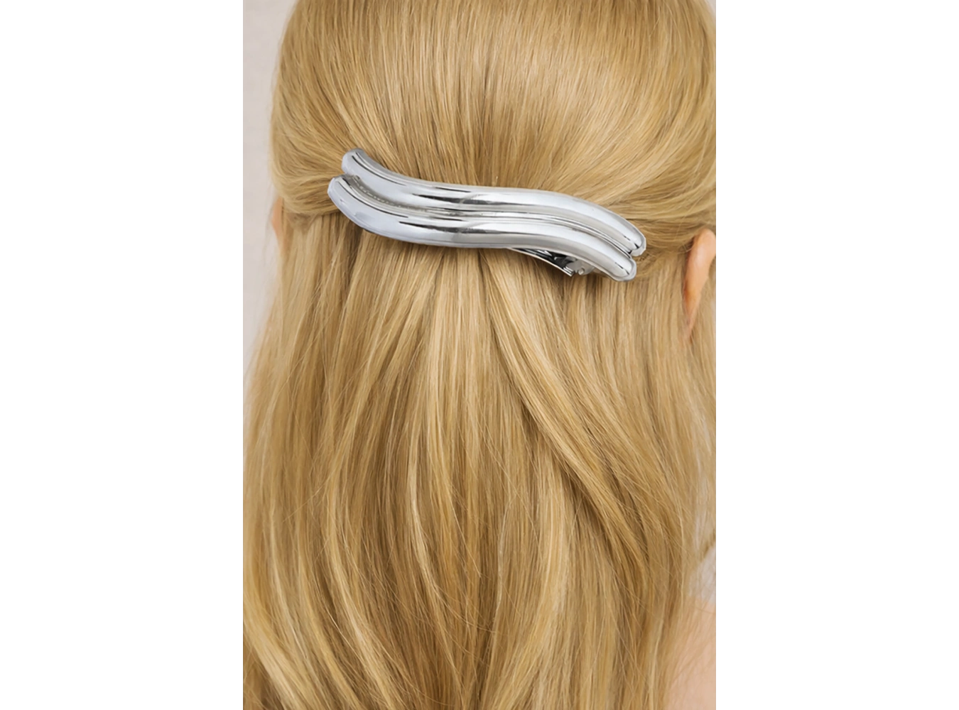 Gümüş Renk Metal Otomat Toka