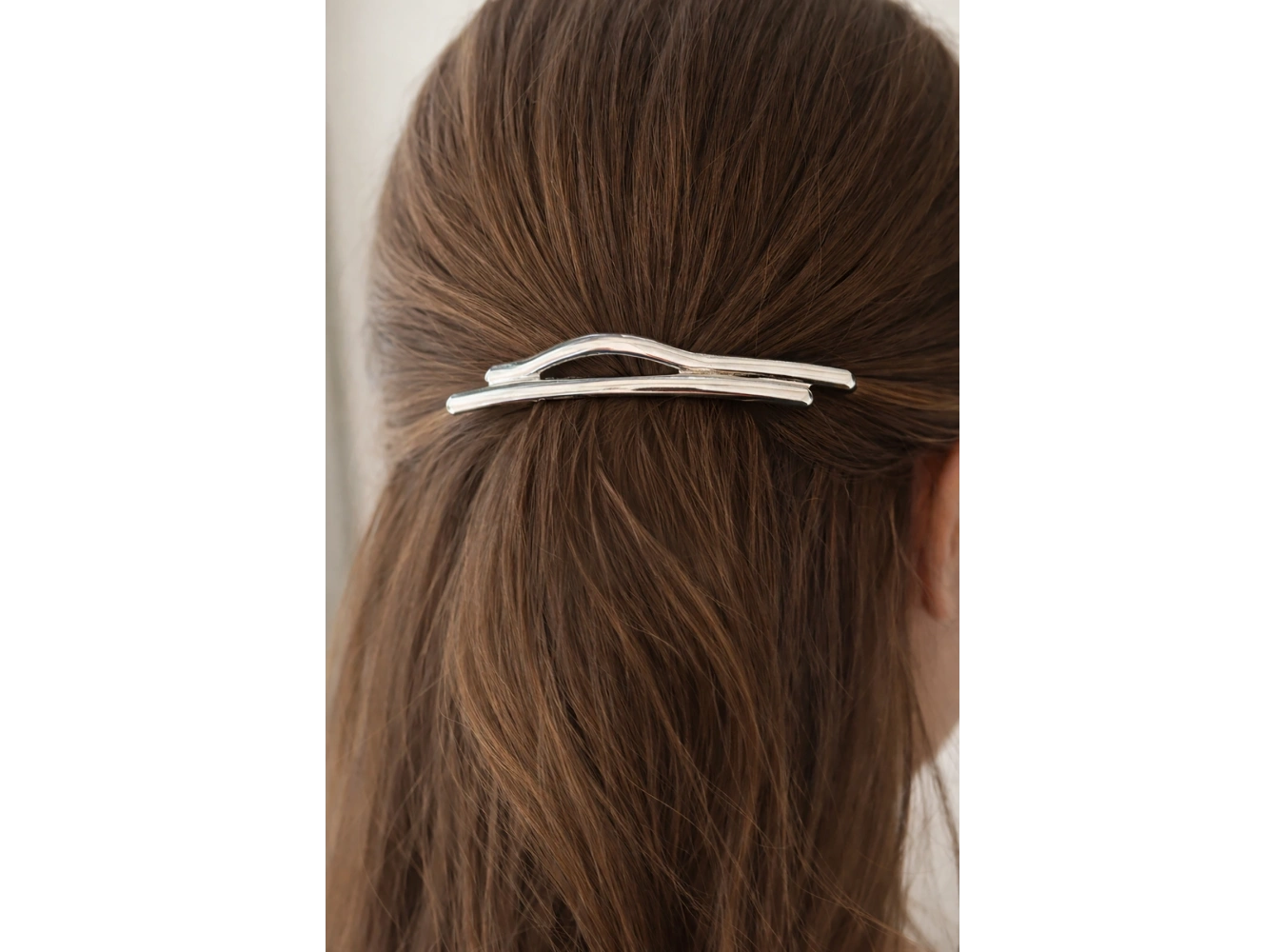 Gümüş Renk Metal Tarak Toka