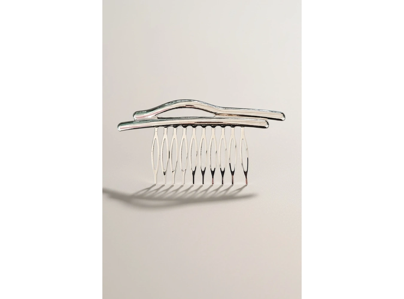 Gümüş Renk Metal Tarak Toka