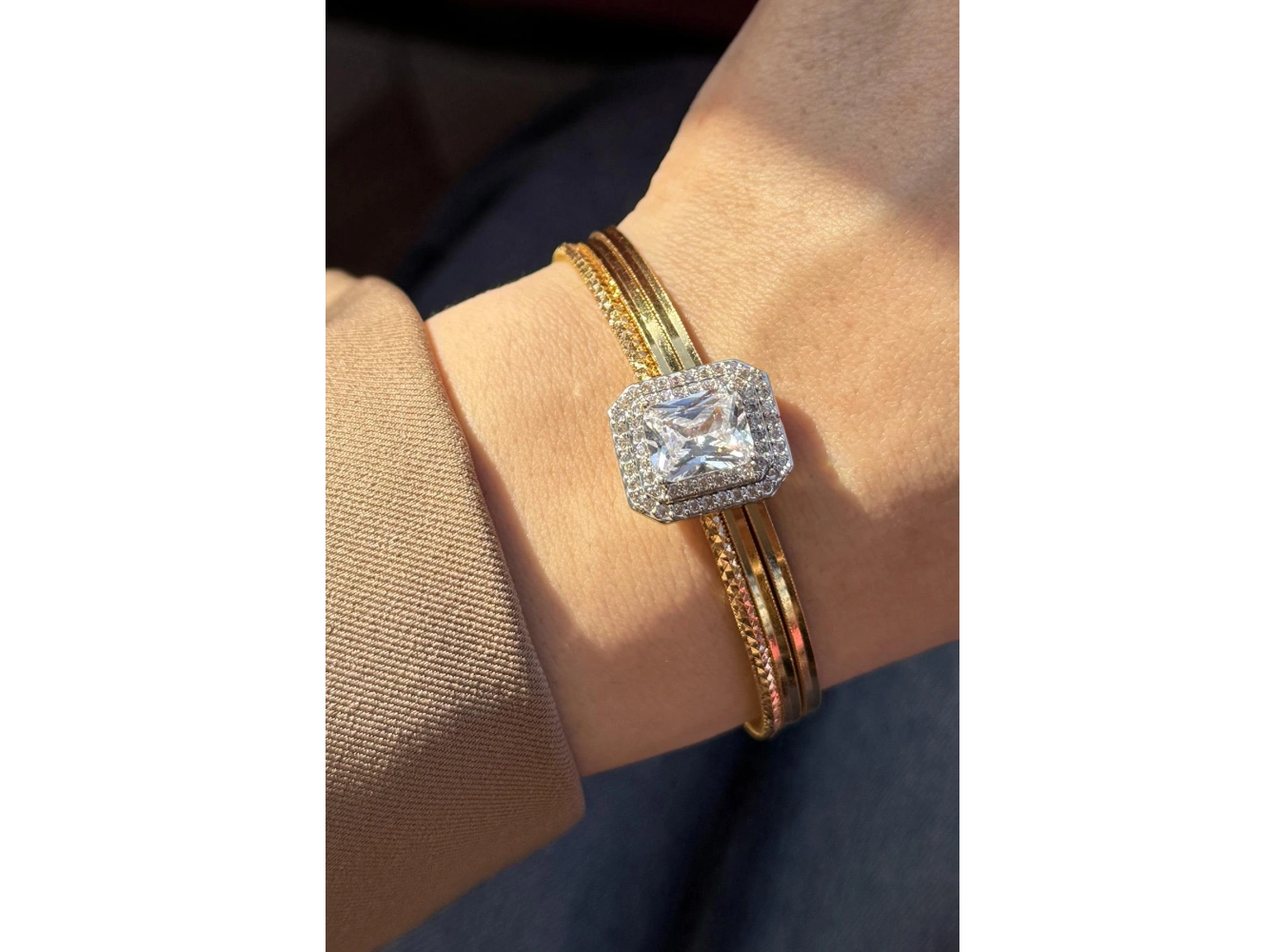 Gümüş Renk Taş Detaylı Ajda Charm / Kolye/ Bileklik Ucu