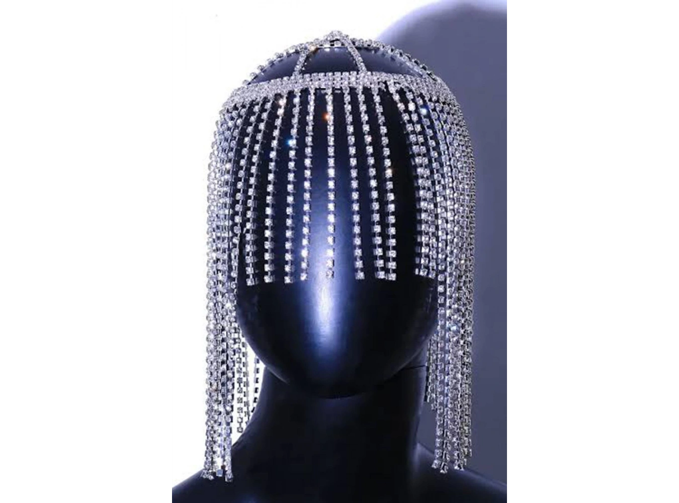 Gümüş Renk Taş Detaylı Saç Aksesuarı/Kına Aksesuarı