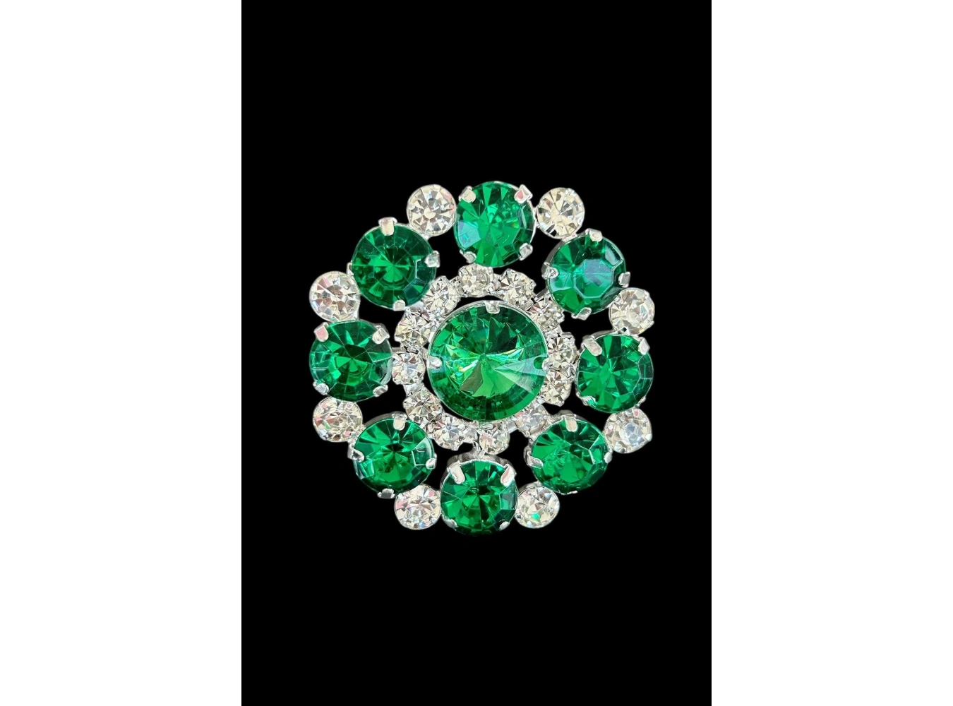 Gümüş Renk Taş Detaylı Tasarım Ayarlanabilir Yüzük