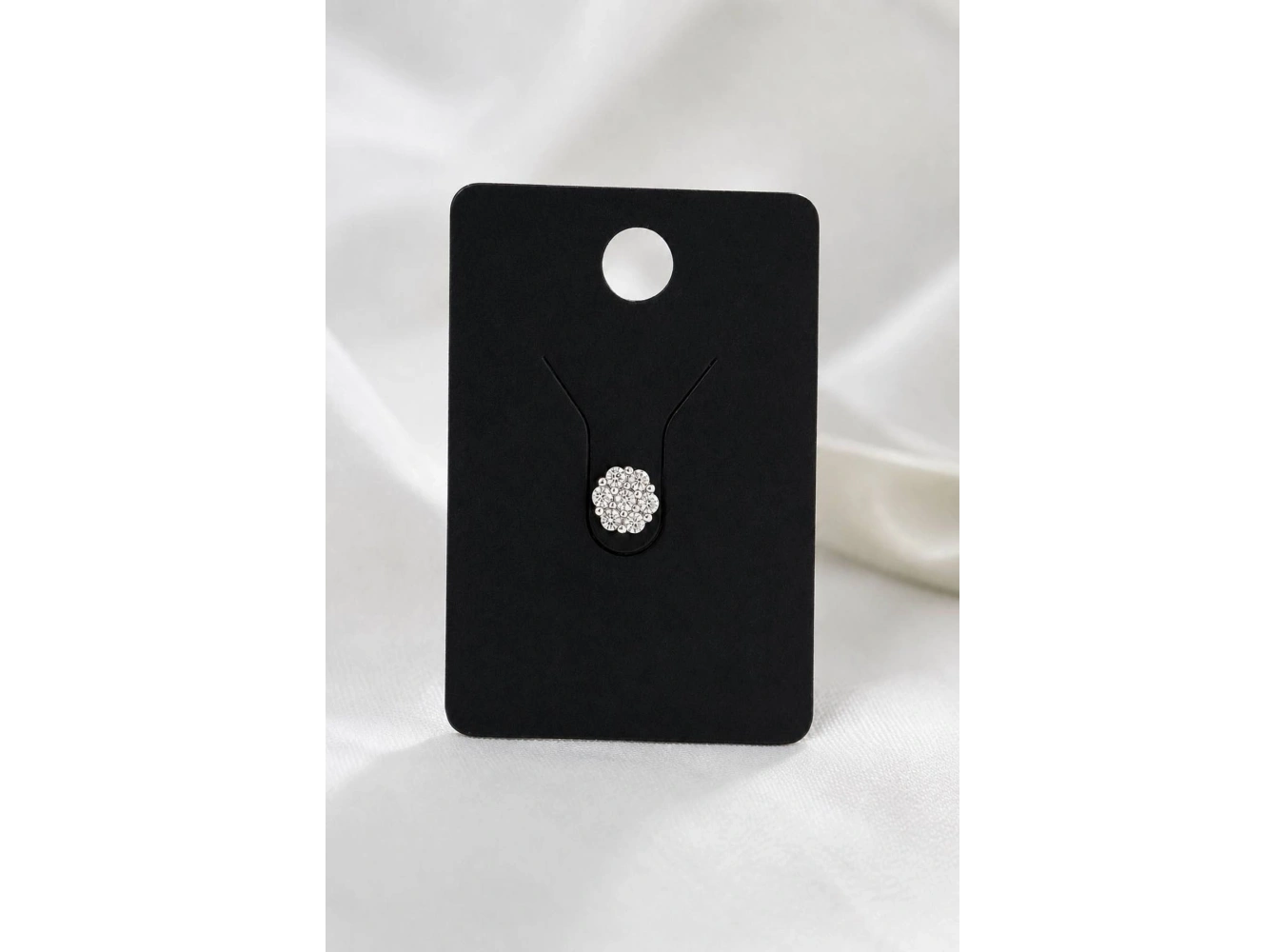 Gümüş Renk  Taşlı Cerrahi Çelik Tragus/Kıkırdak Küpe/Piercing (Tek)