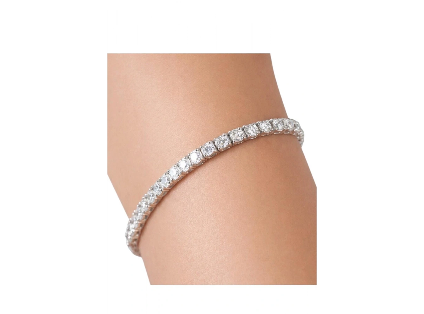 Gümüş Renk Taşlı Su Yolu Bileklik