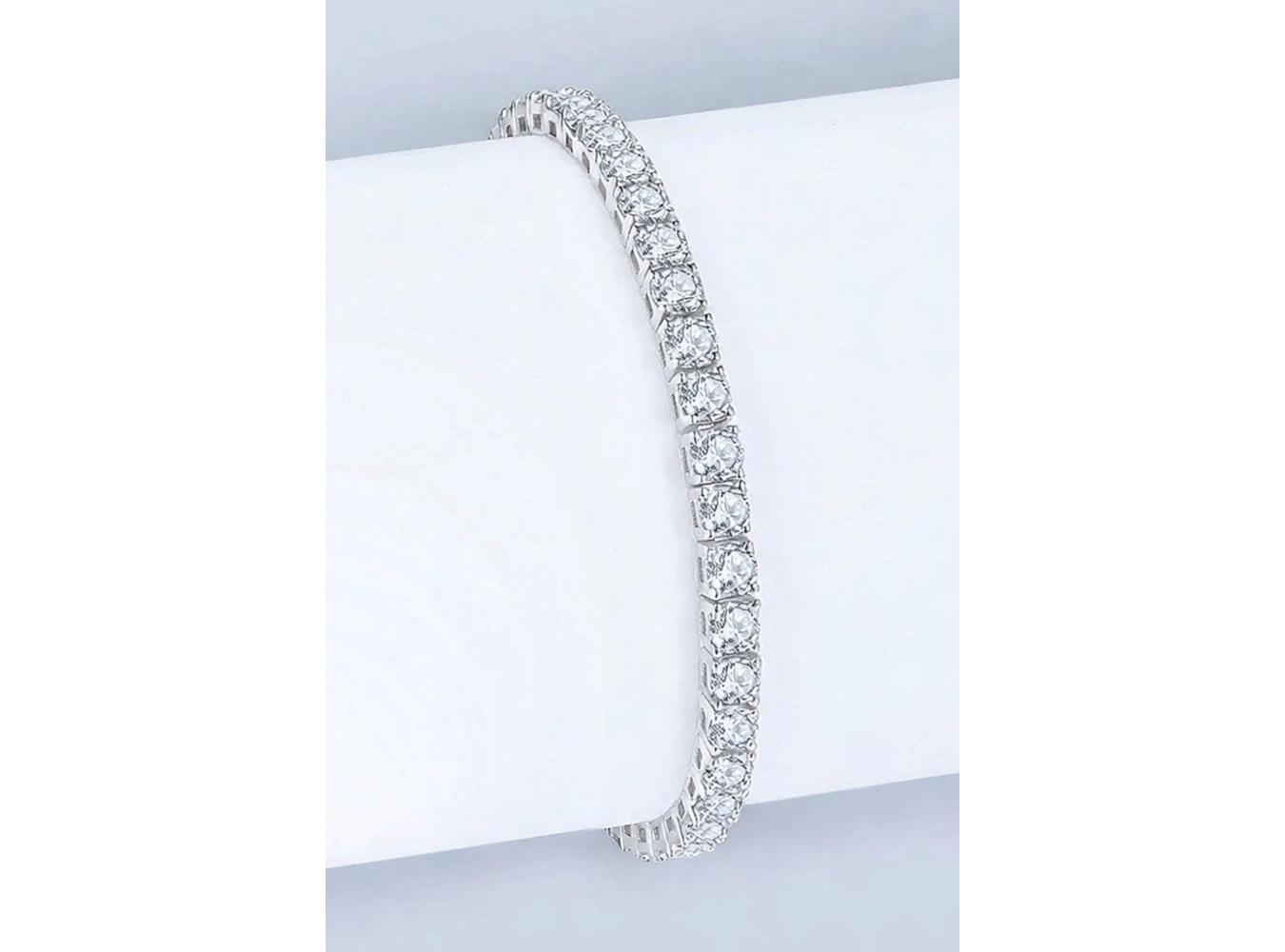 Gümüş Renk Taşlı Su Yolu Bileklik