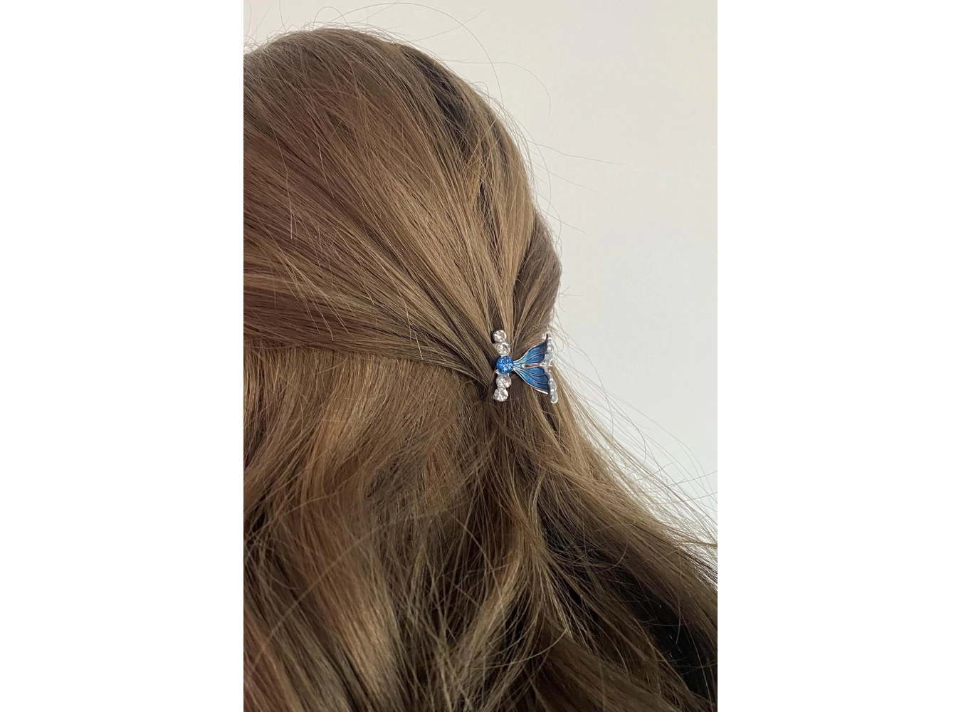 Gümüş Renk Taşlı Yan Toka ( Tek )